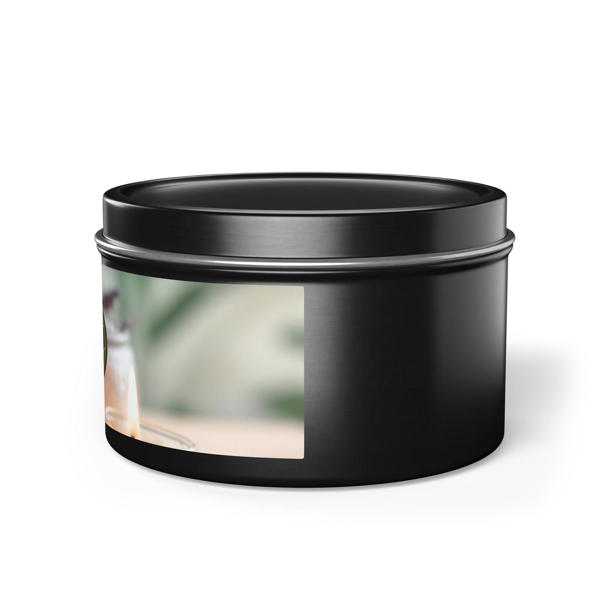 Scintillating Scents by SETEPENRA Tin Candles - Gold, Silver, Black (4oz, 8oz)