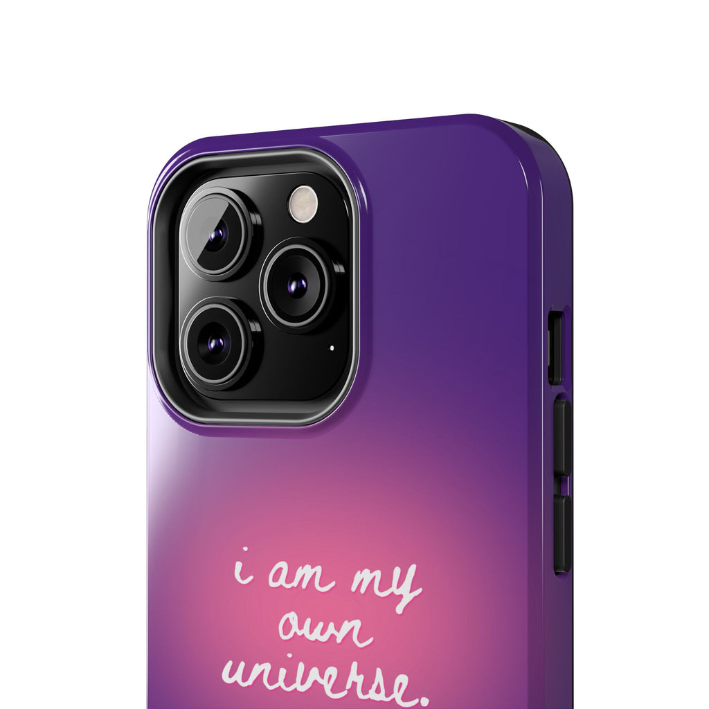 I Am My Own Universe Tough Phone Case (For iPhone, Galaxy & More) - Purple