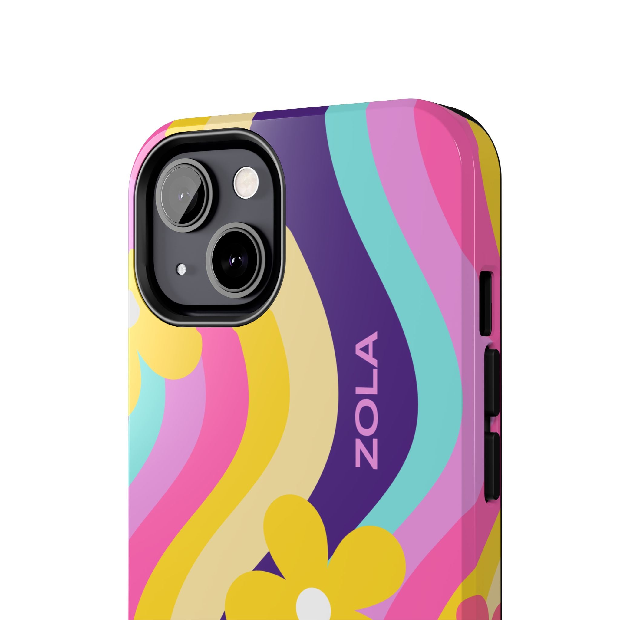 Zola Tough Phone Case (For iPhone, Galaxy & More) - Purple Wave