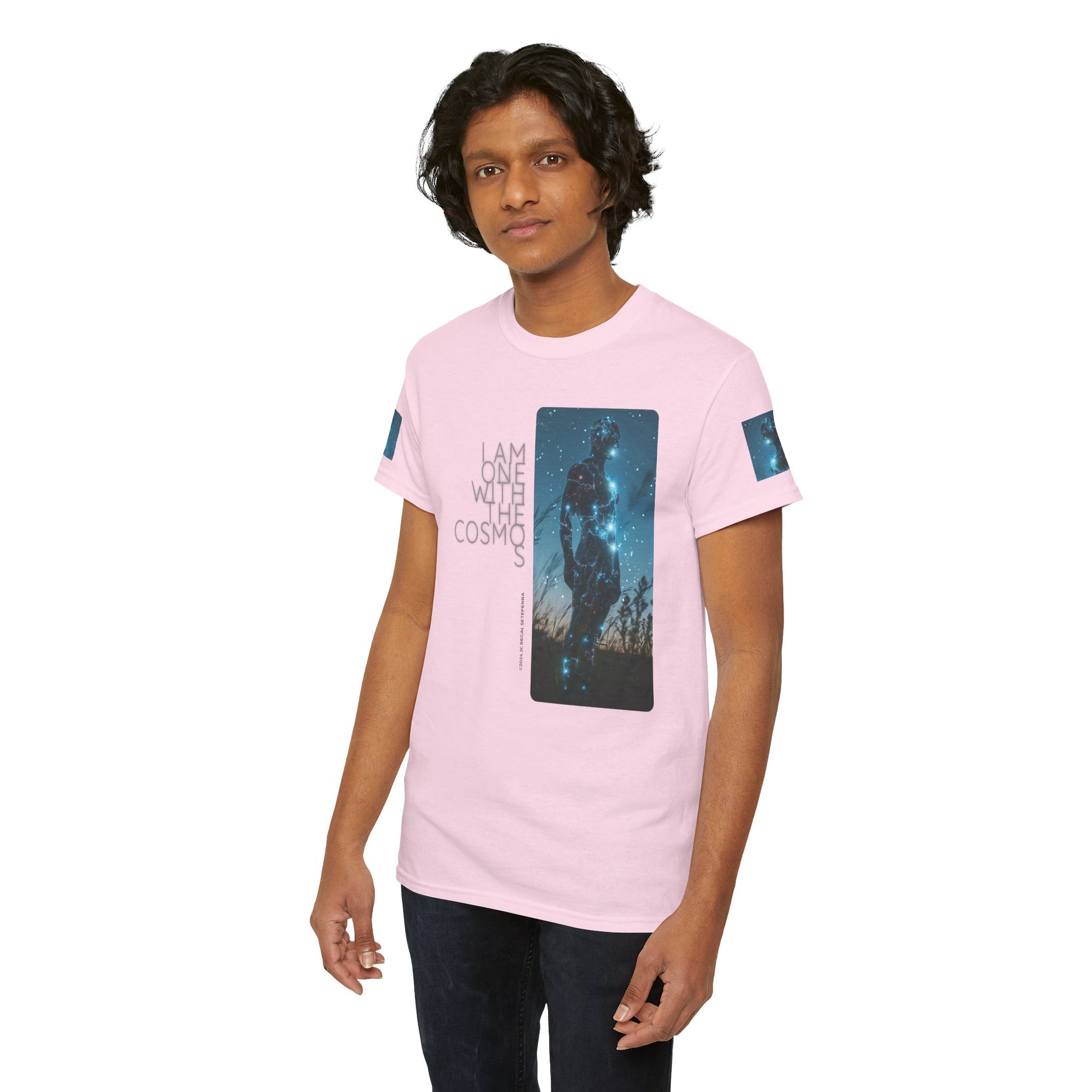 One With The Cosmos Unisex Heavy Cotton Tee