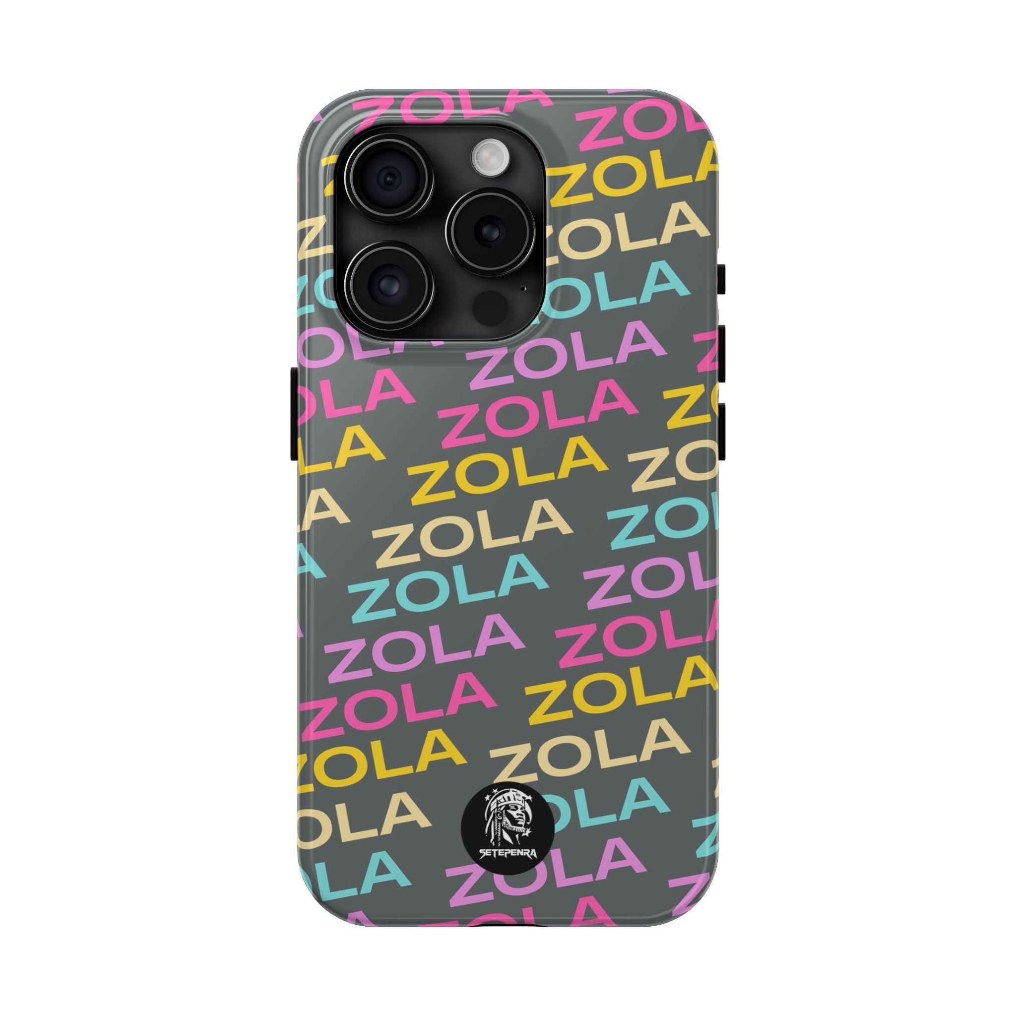 Zola Tough Phone Case (For iPhone, Galaxy & More) - Dark Grey
