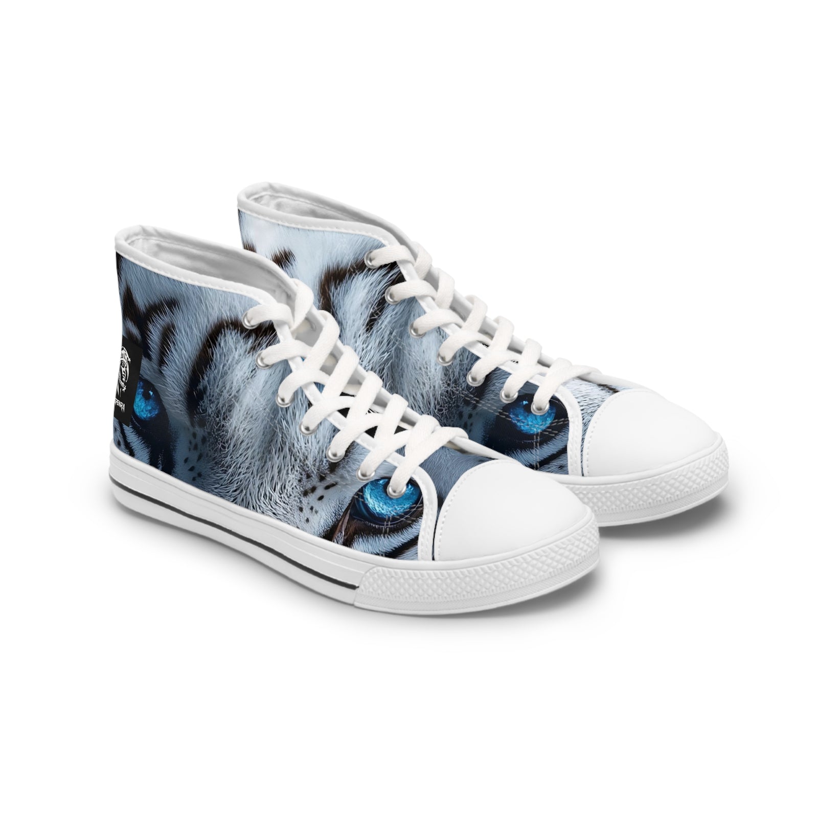 Primal Power Women's High Top Sneakers - White Tiger (1st Edition) SETEPENRA Shoes.