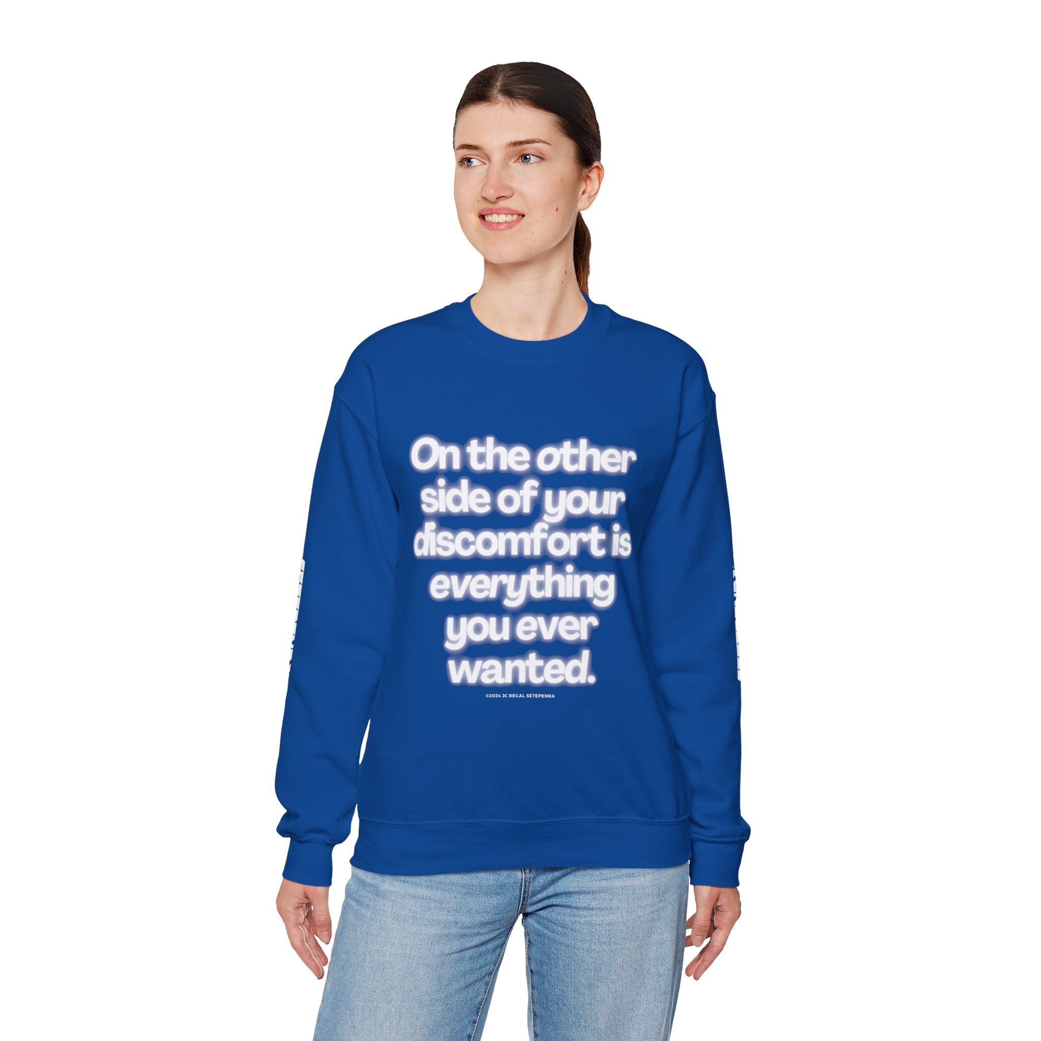 On The Other Side Unisex Heavy Blend™ Crewneck Sweatshirt SETEPENRA Sweatshirt.