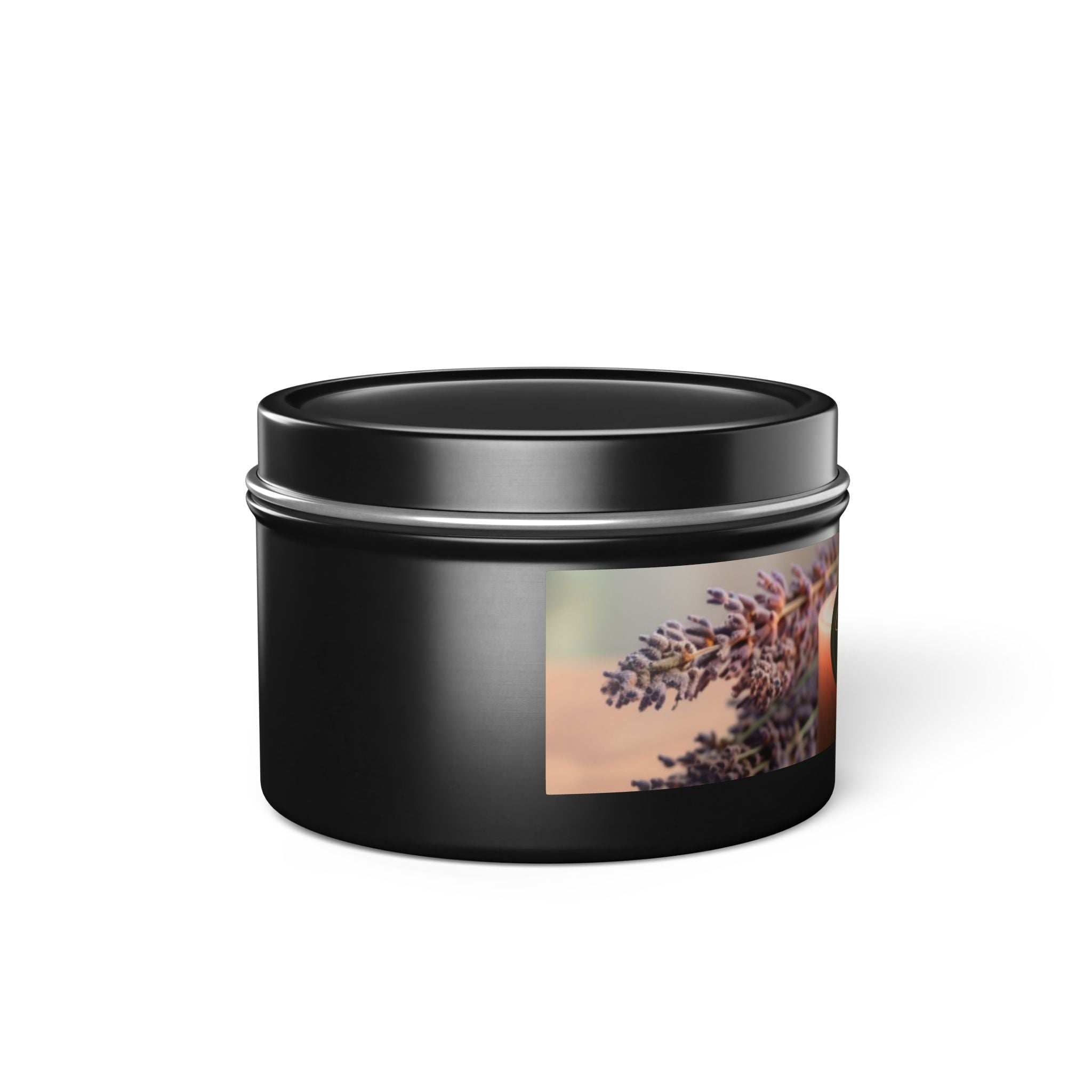 Scintillating Scents by SETEPENRA Tin Candles - Gold, Silver, Black (4oz, 8oz)