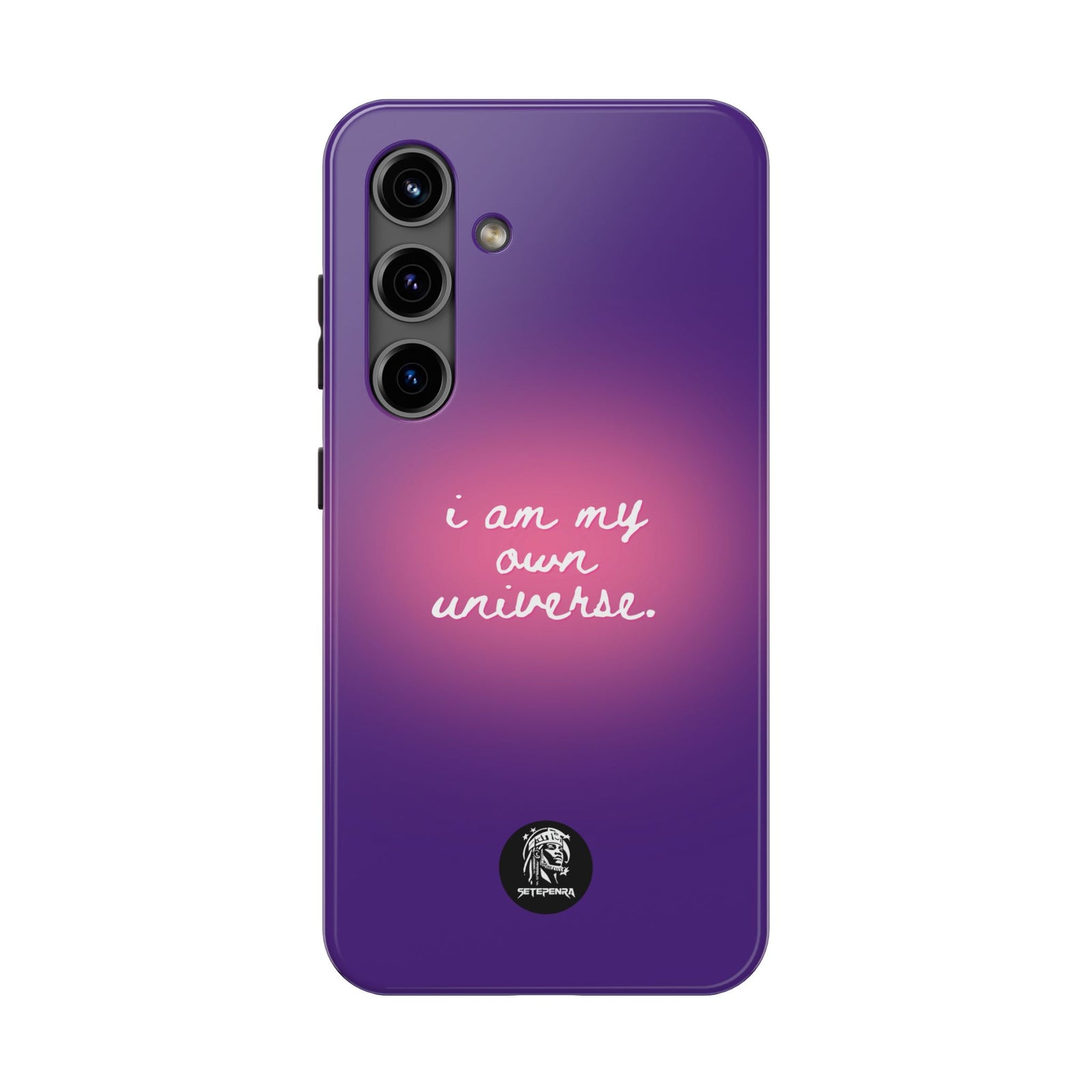 I Am My Own Universe Tough Phone Case (For iPhone, Galaxy & More) - Purple SETEPENRA Phone Case.