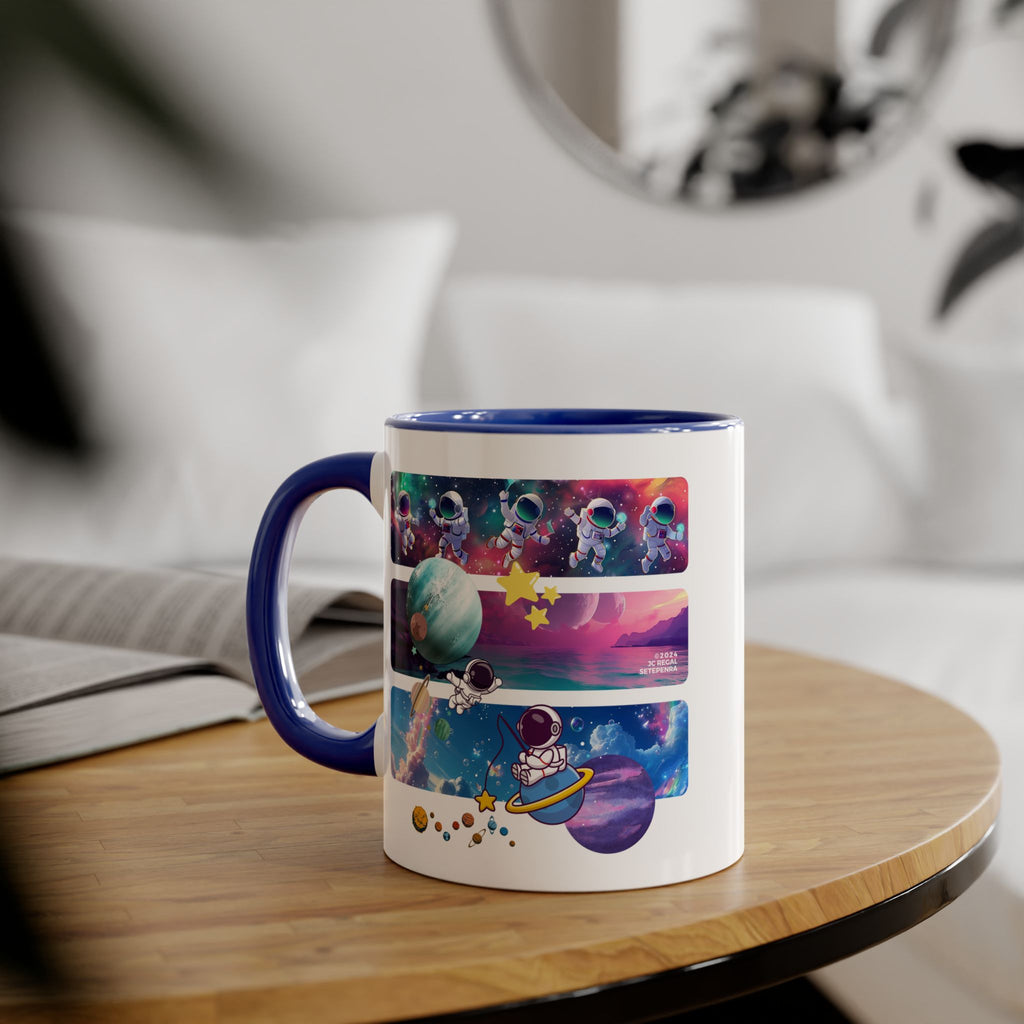 Astro Cosmo Accent Mug, 11oz (Various Colors)