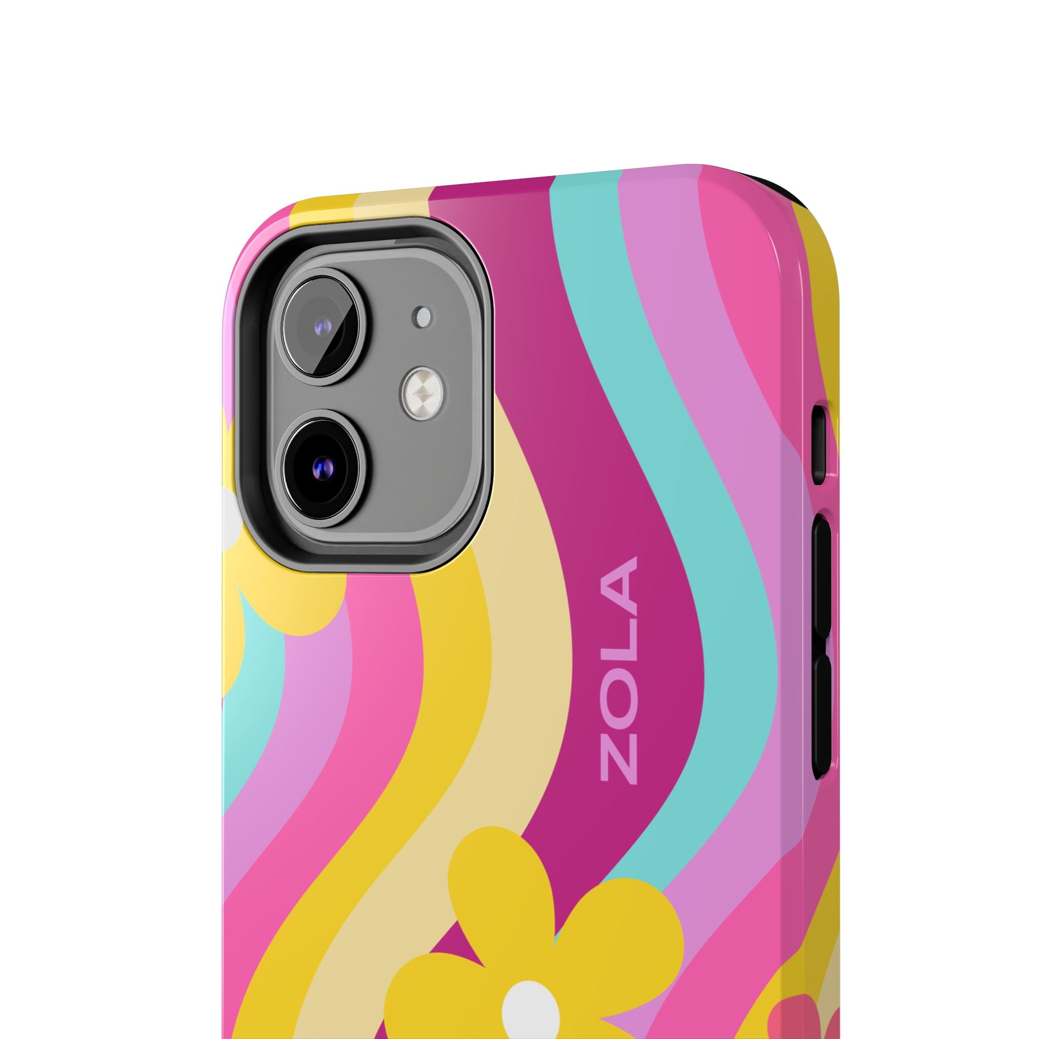 Zola Tough Phone Case (For iPhone, Galaxy & More) - Pink Wave