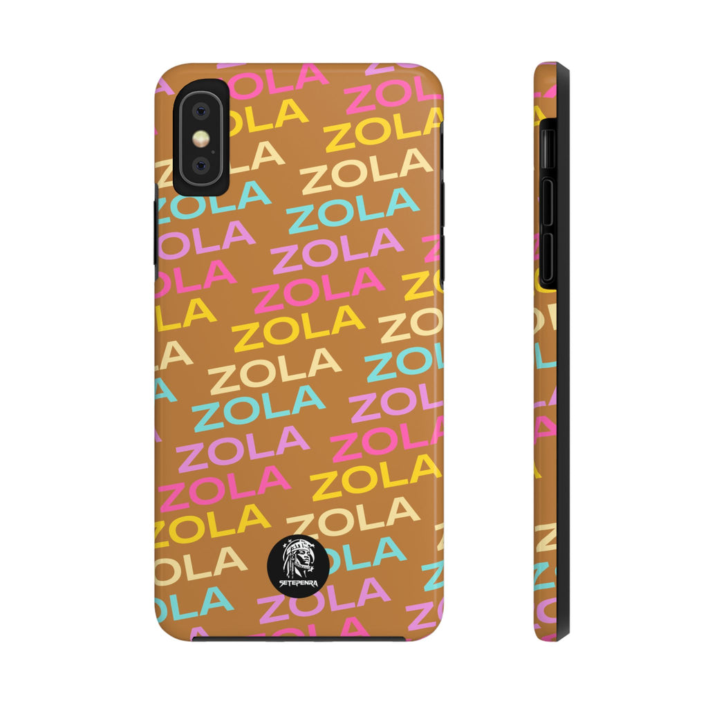 Zola Tough Phone Case (For iPhone, Galaxy & More) - Light Brown SETEPENRA Phone Case.