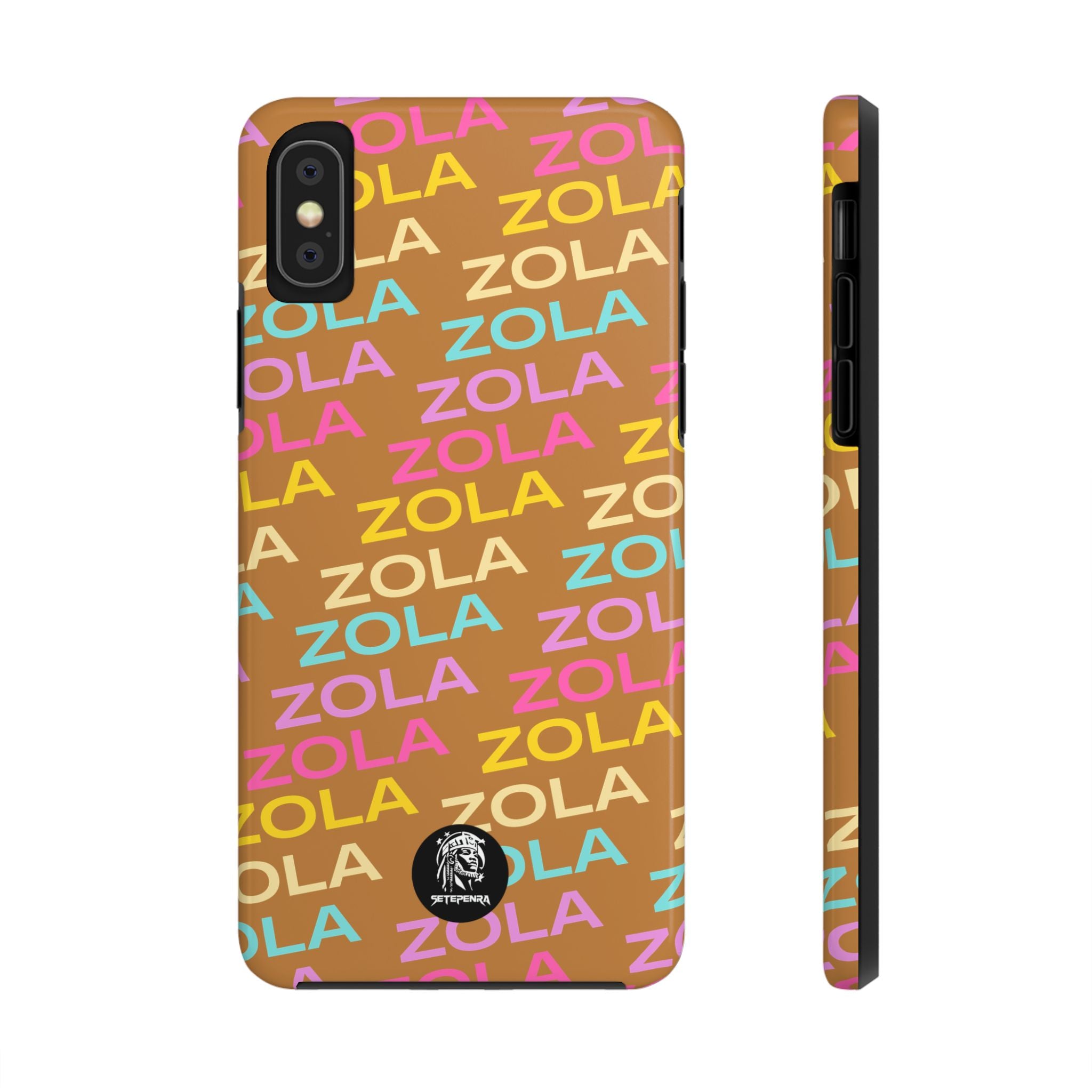 Zola Tough Phone Case (For iPhone, Galaxy & More) - Light Brown SETEPENRA Phone Case.