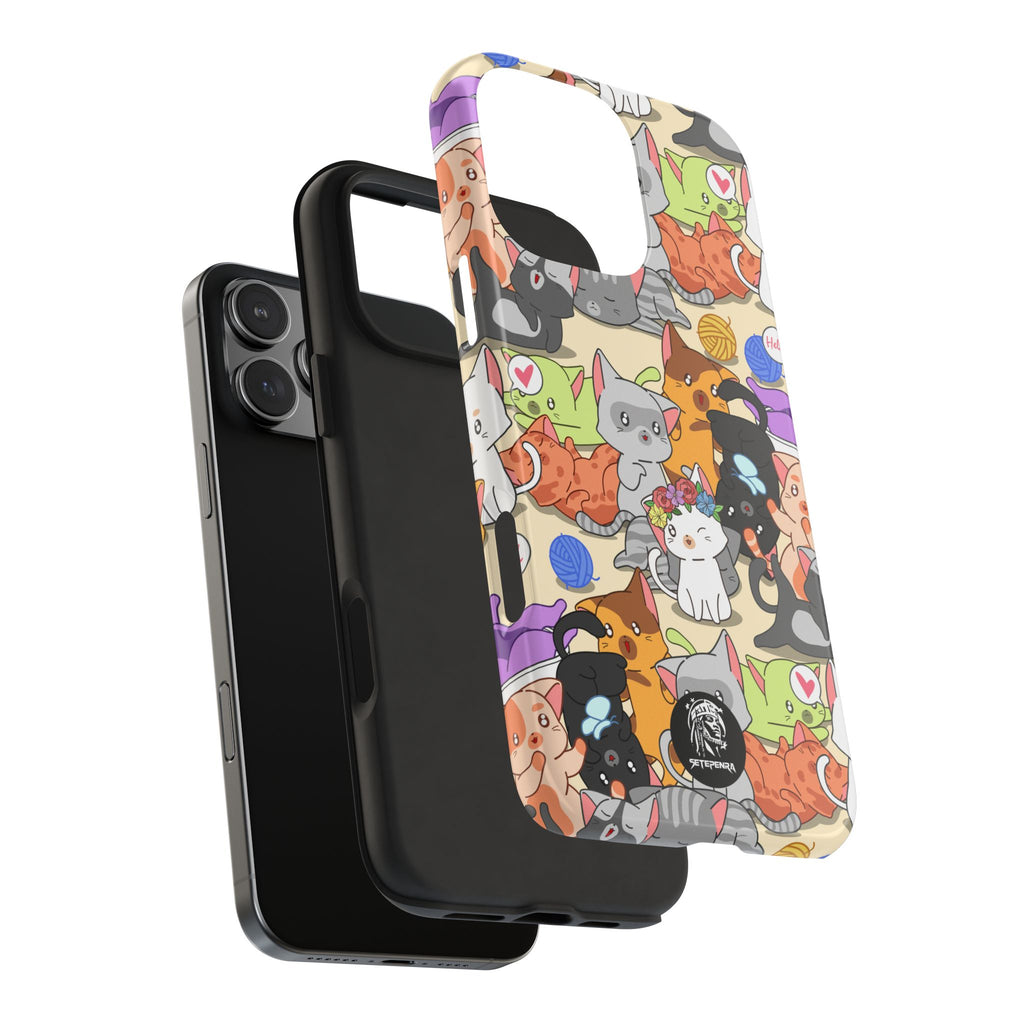 Cats A Lot Tough Phone Case (For iPhone, Galaxy & More)
