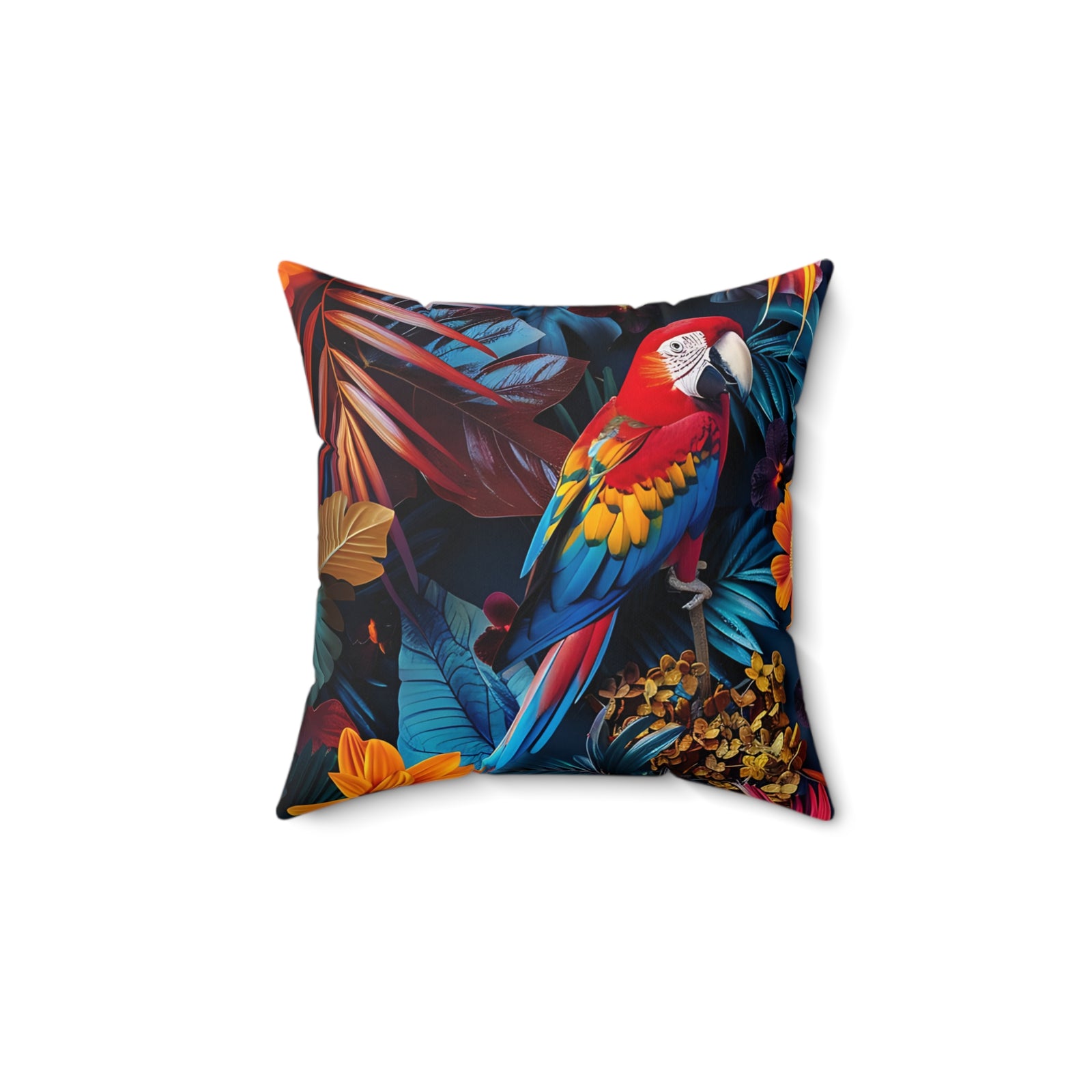 Tropican Retreat (Scene 3) Faux Suede Square Pillow SETEPENRA Home Decor.