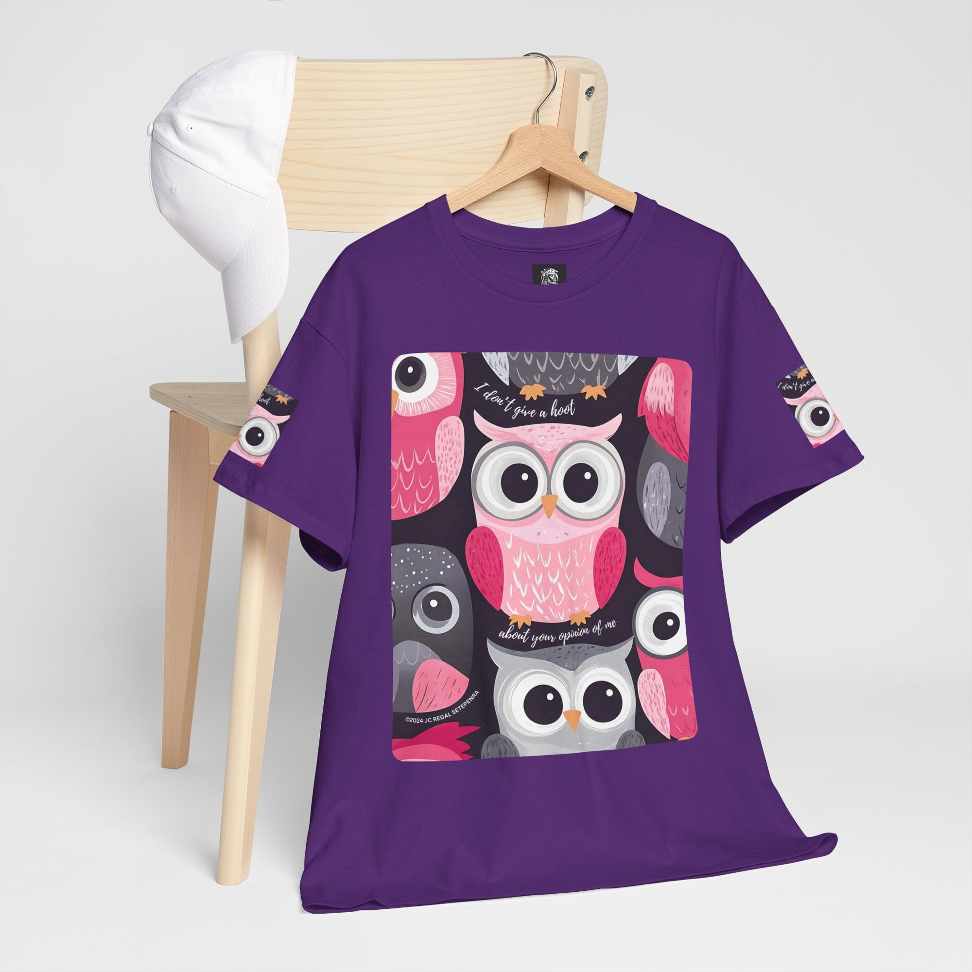 Don't Give A Hoot Unisex Heavy Cotton Tee
