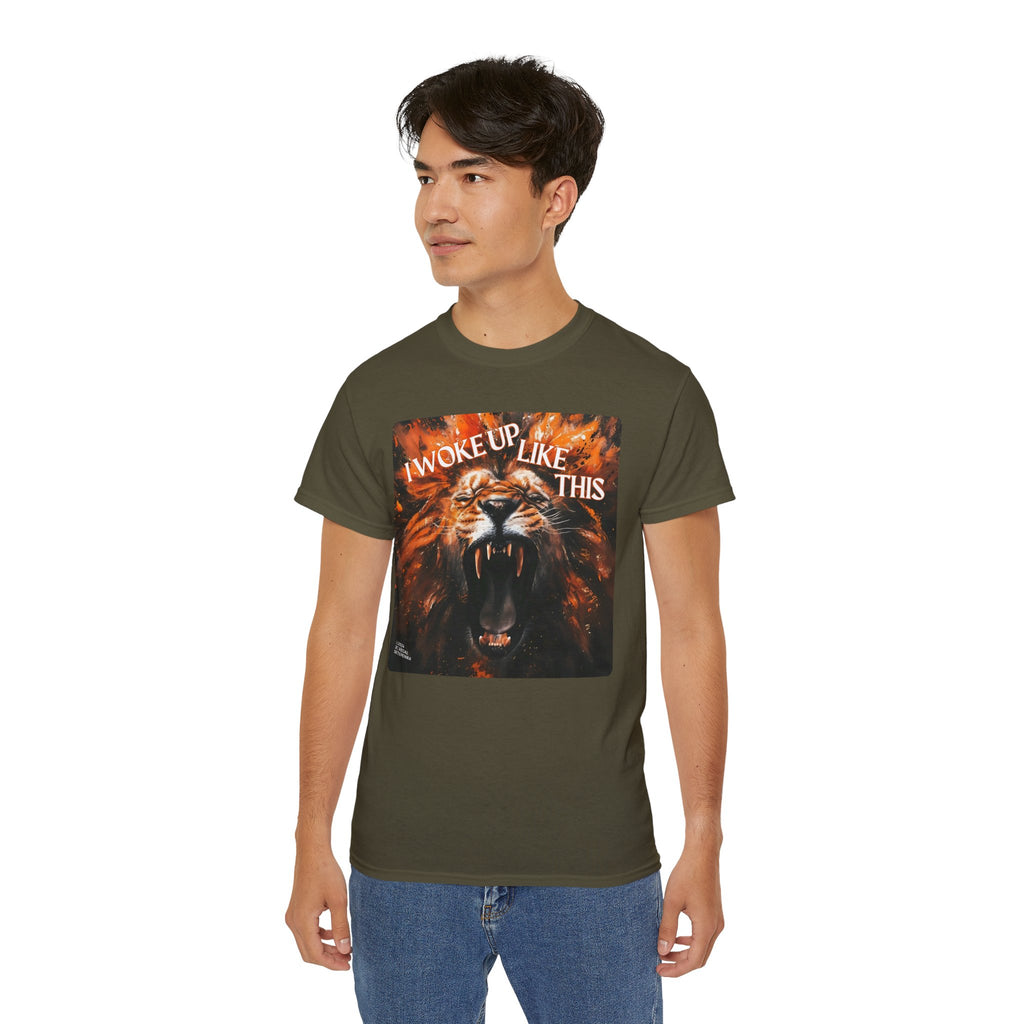 I Woke Up Like This (Roaring Edition 2) Unisex Ultra Cotton Tee