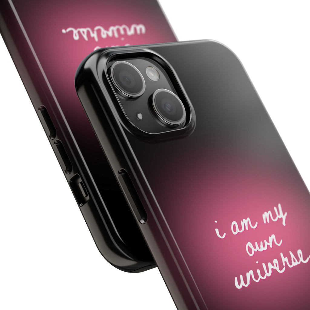 I Am My Own Universe Tough Phone Case (For iPhone, Galaxy & More) - Black