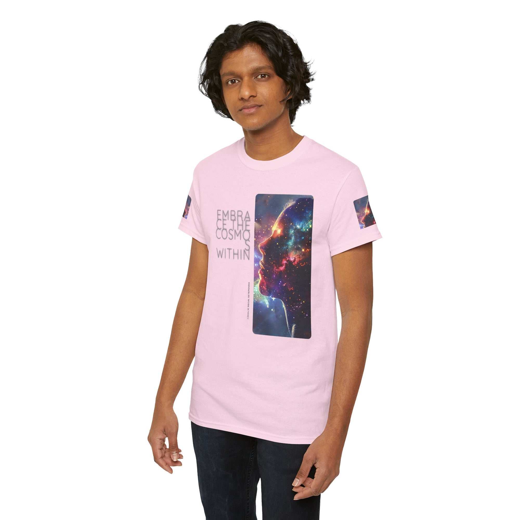 Embrace The Cosmos Within Unisex Heavy Cotton Tee