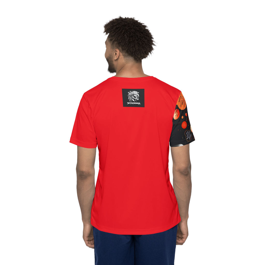 Mind Your Words Men's Sports Jersey (Red) SETEPENRA All Over Prints.