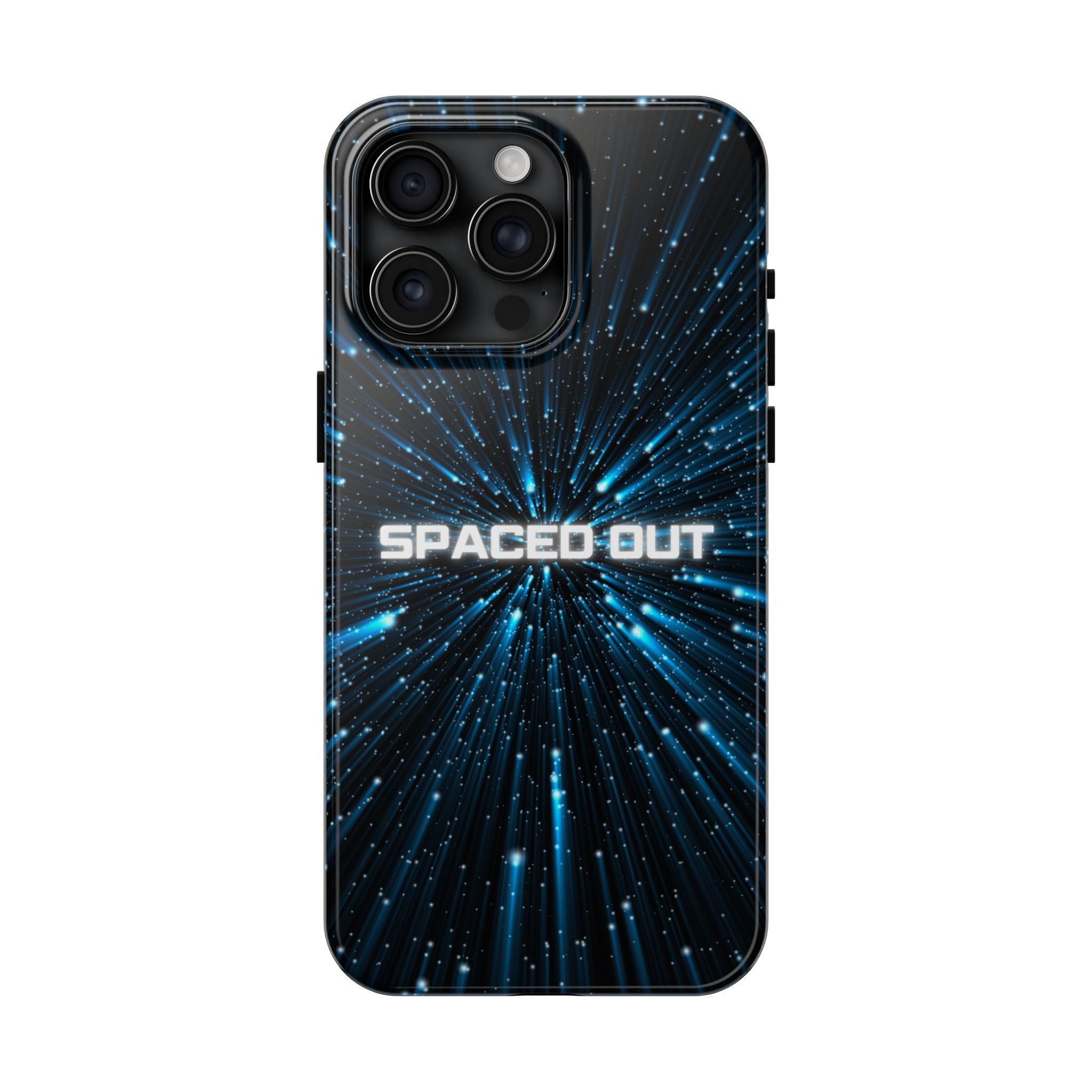 Spaced Out Tough Phone Case — Cosmic Space Warp Protective Cover