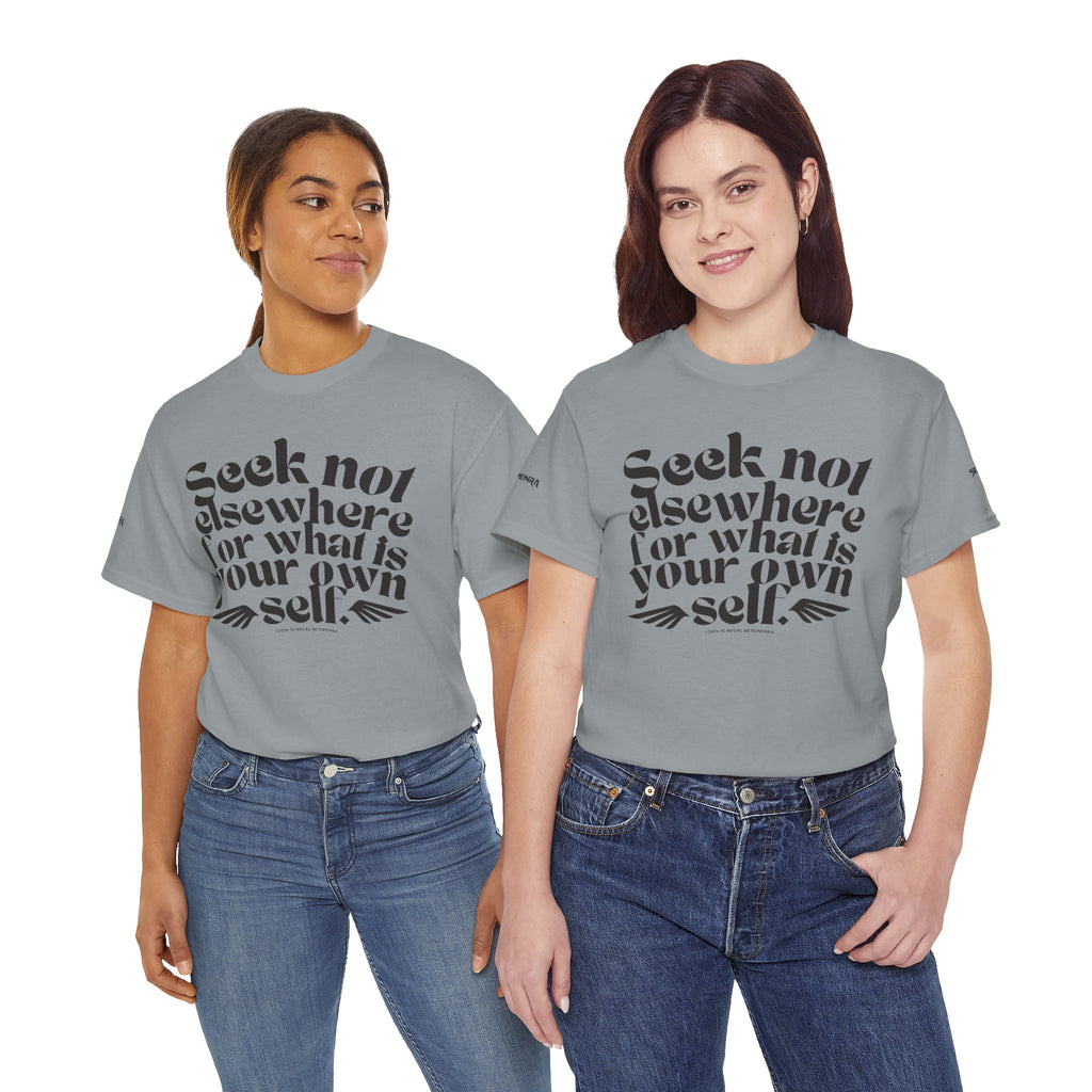 Seek Not Elsewhere Unisex Heavy Cotton Tee