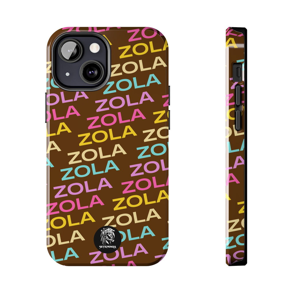 Zola Tough Phone Case (For iPhone, Galaxy & More) - Brown SETEPENRA Phone Case.