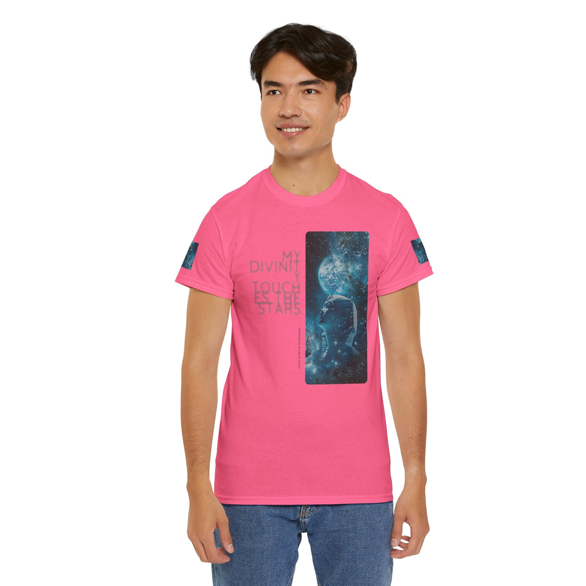 My Divinity Touches The Stars Unisex Heavy Cotton Tee