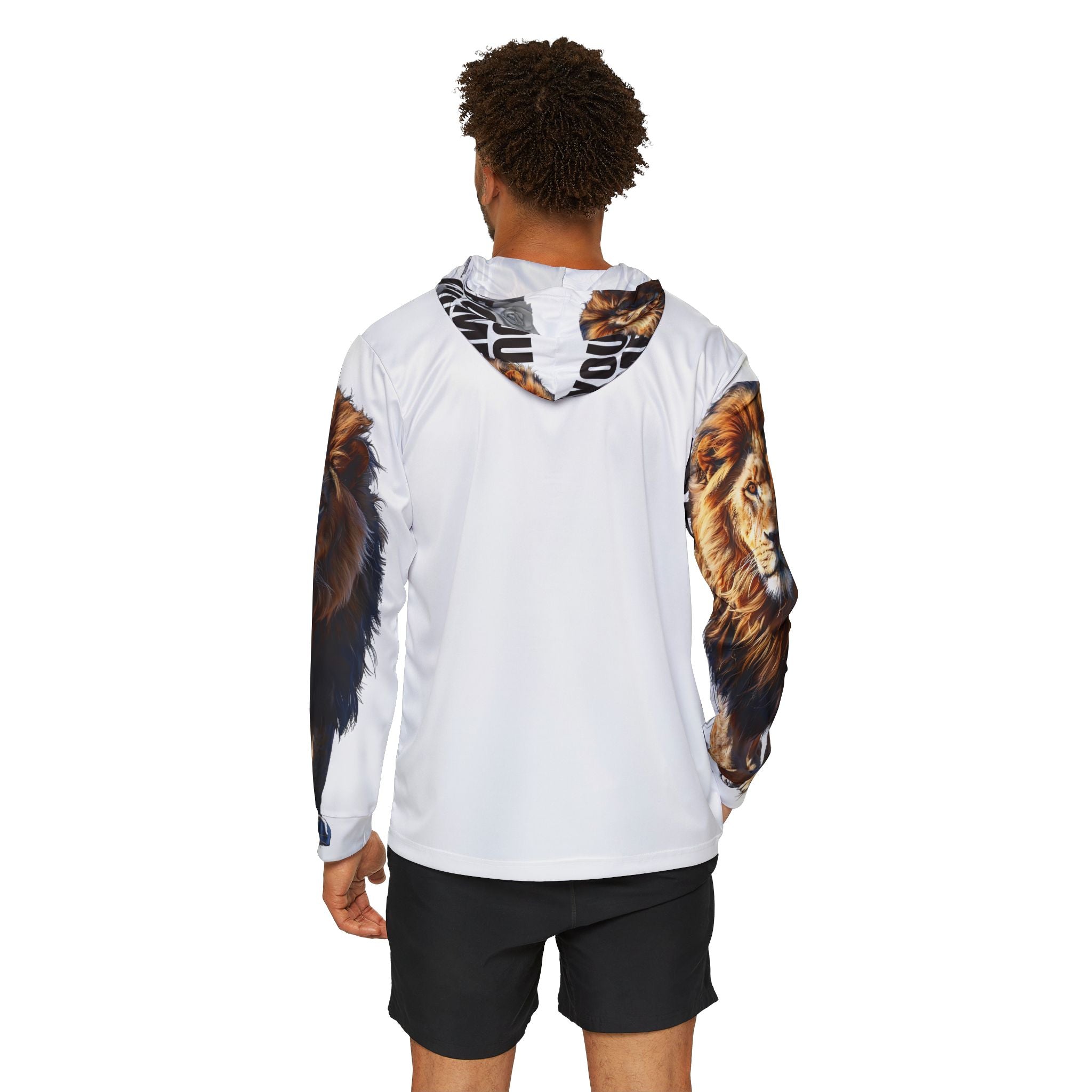 You Become What You Believe Men's Sports Warmup Hoodie (White) SETEPENRA All Over Prints.