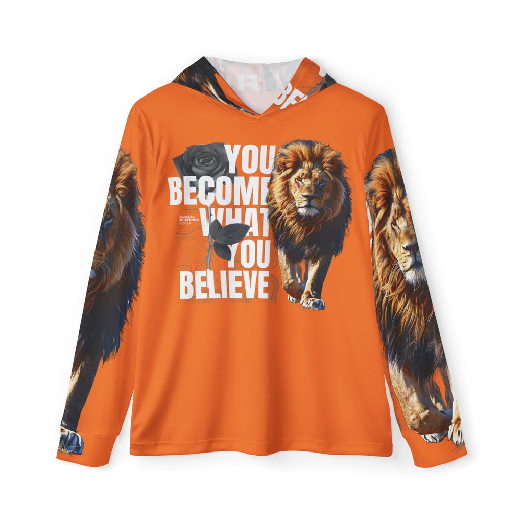 You Become What You Believe Men's Sports Warmup Hoodie (Crusta) SETEPENRA All Over Prints.