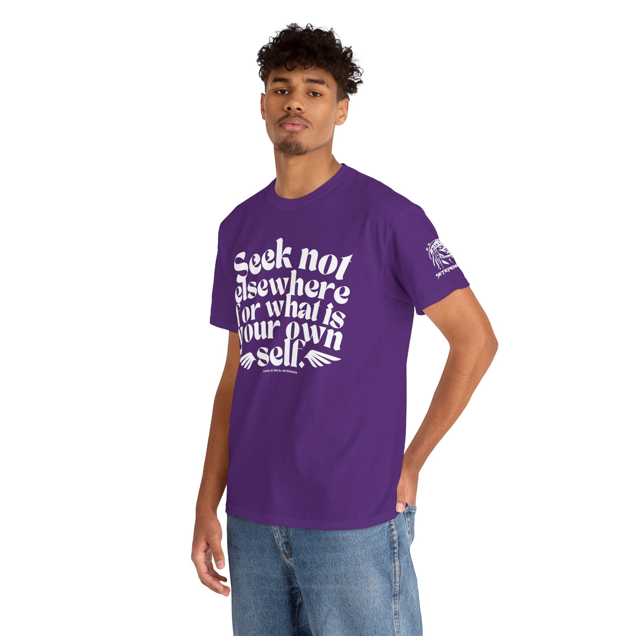 Seek Not Elsewhere Unisex Heavy Cotton Tee