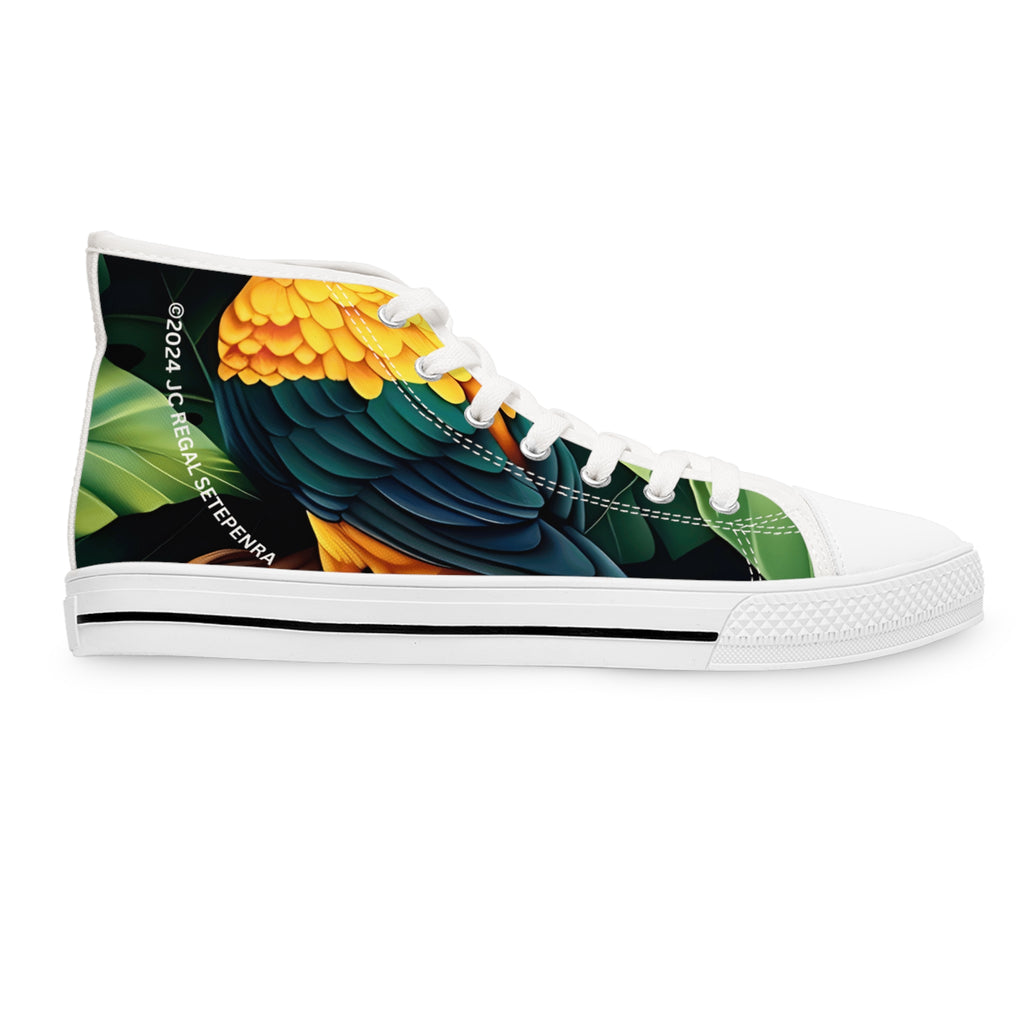 Tri-Parrot Women's High Top Sneakers SETEPENRA Shoes.