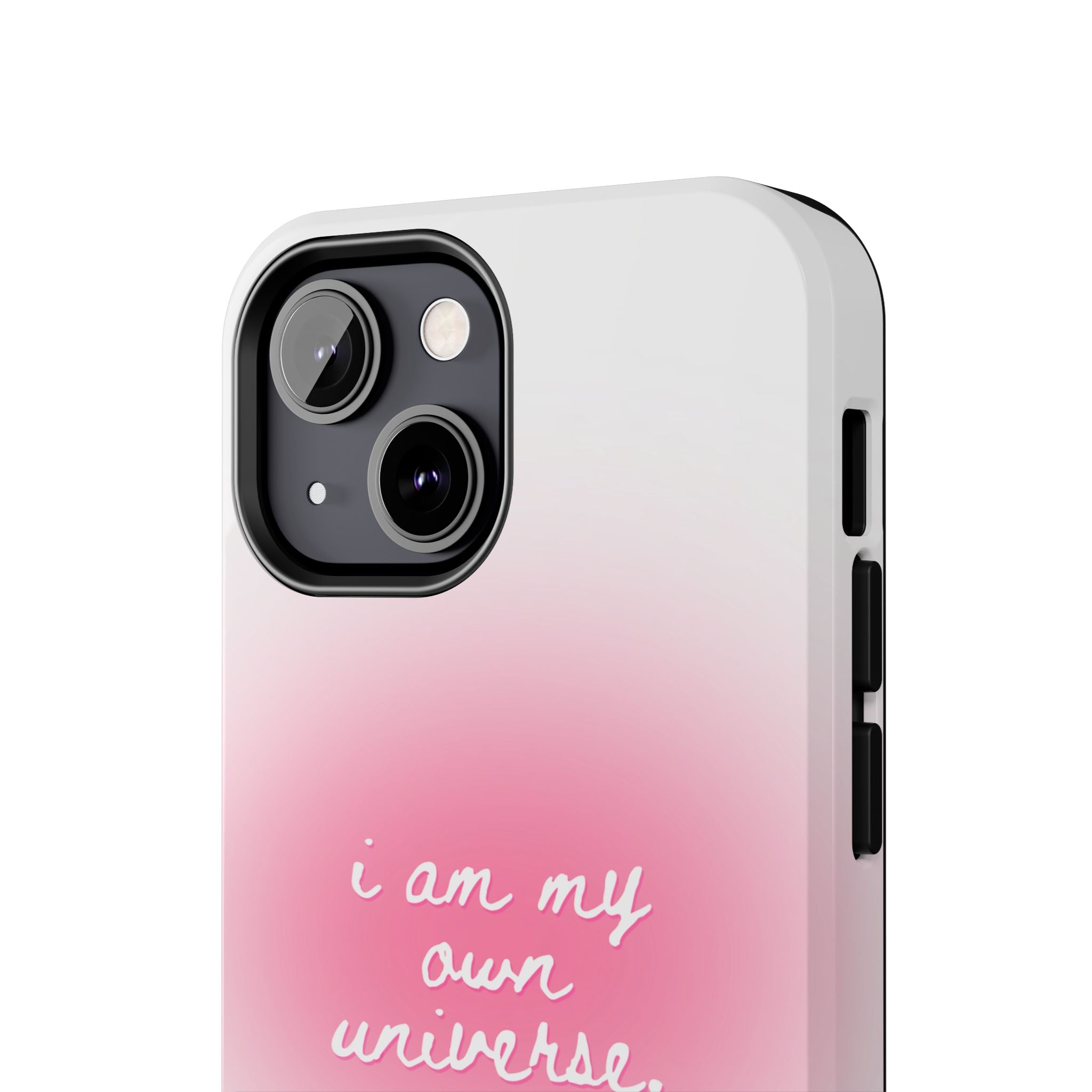 I Am My Own Universe Tough Phone Case (For iPhone, Galaxy & More) - White