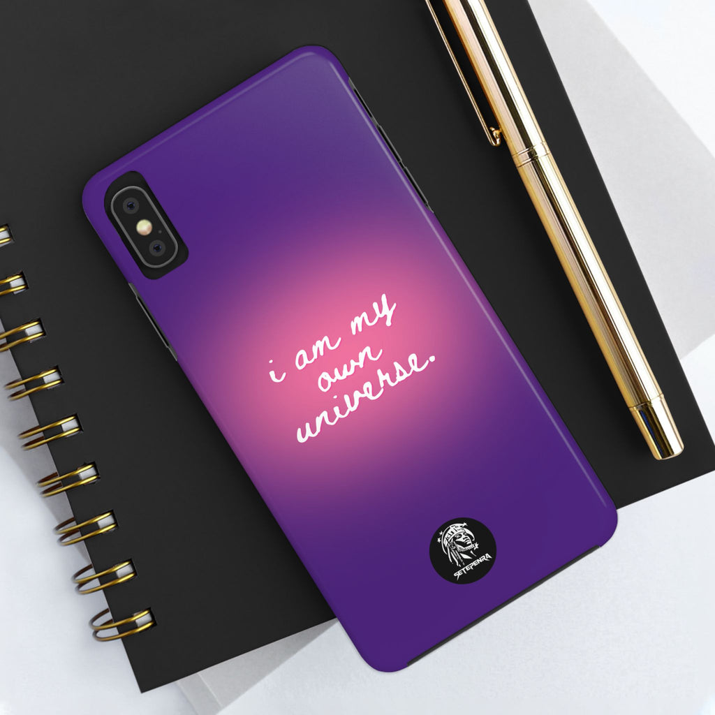 I Am My Own Universe Tough Phone Case (For iPhone, Galaxy & More) - Purple