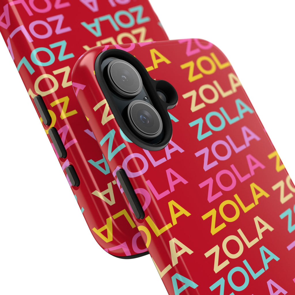 Zola Tough Phone Case (For iPhone, Galaxy & More) - Dark Red