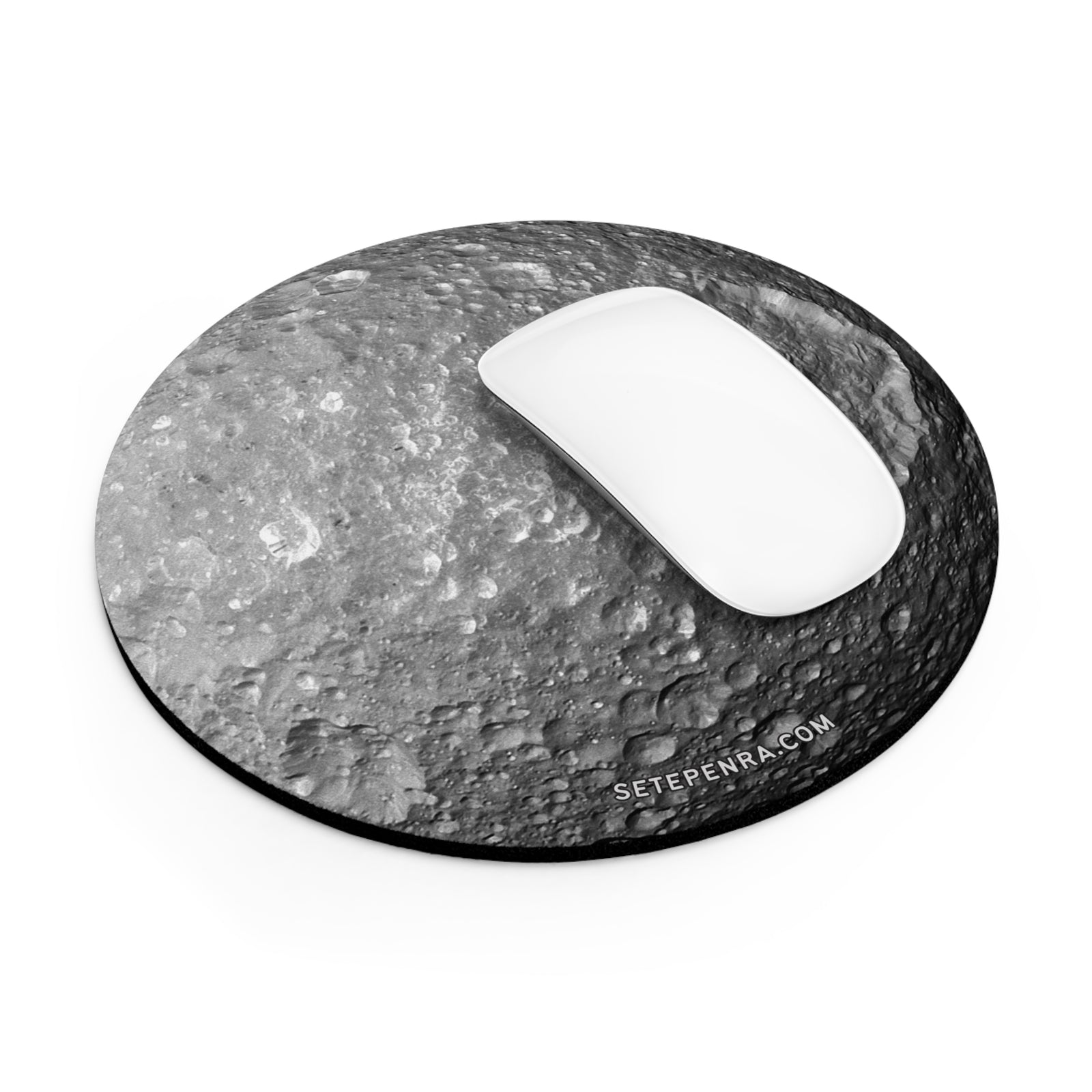Cosmic Spaces Neoprene Mousepad - Saturn's Moon Mimas