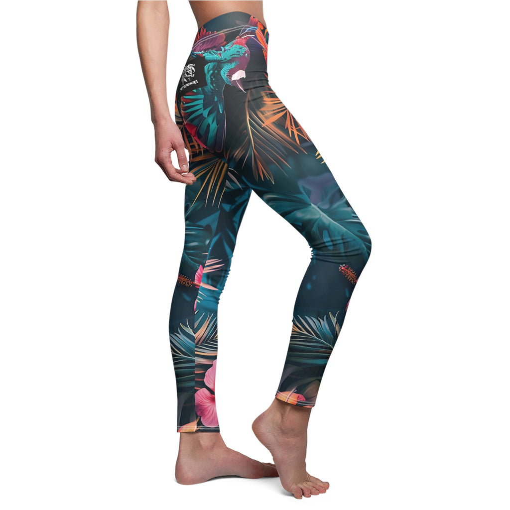 Tropican Retreat (Scene 4) Women's Cut & Sew Casual Leggings SETEPENRA All Over Prints.