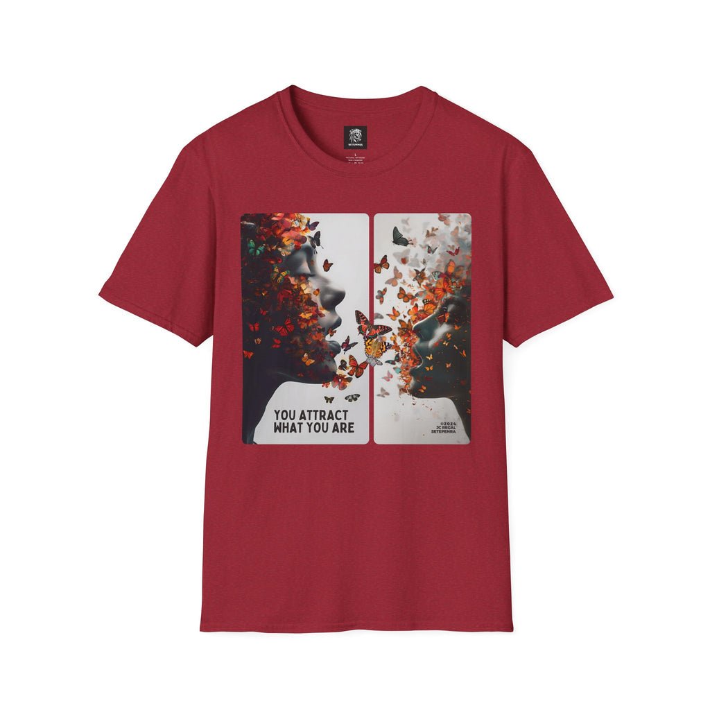 You Attract What You Are (1st Edition) Unisex Softstyle T-Shirt SETEPENRA T-Shirt.