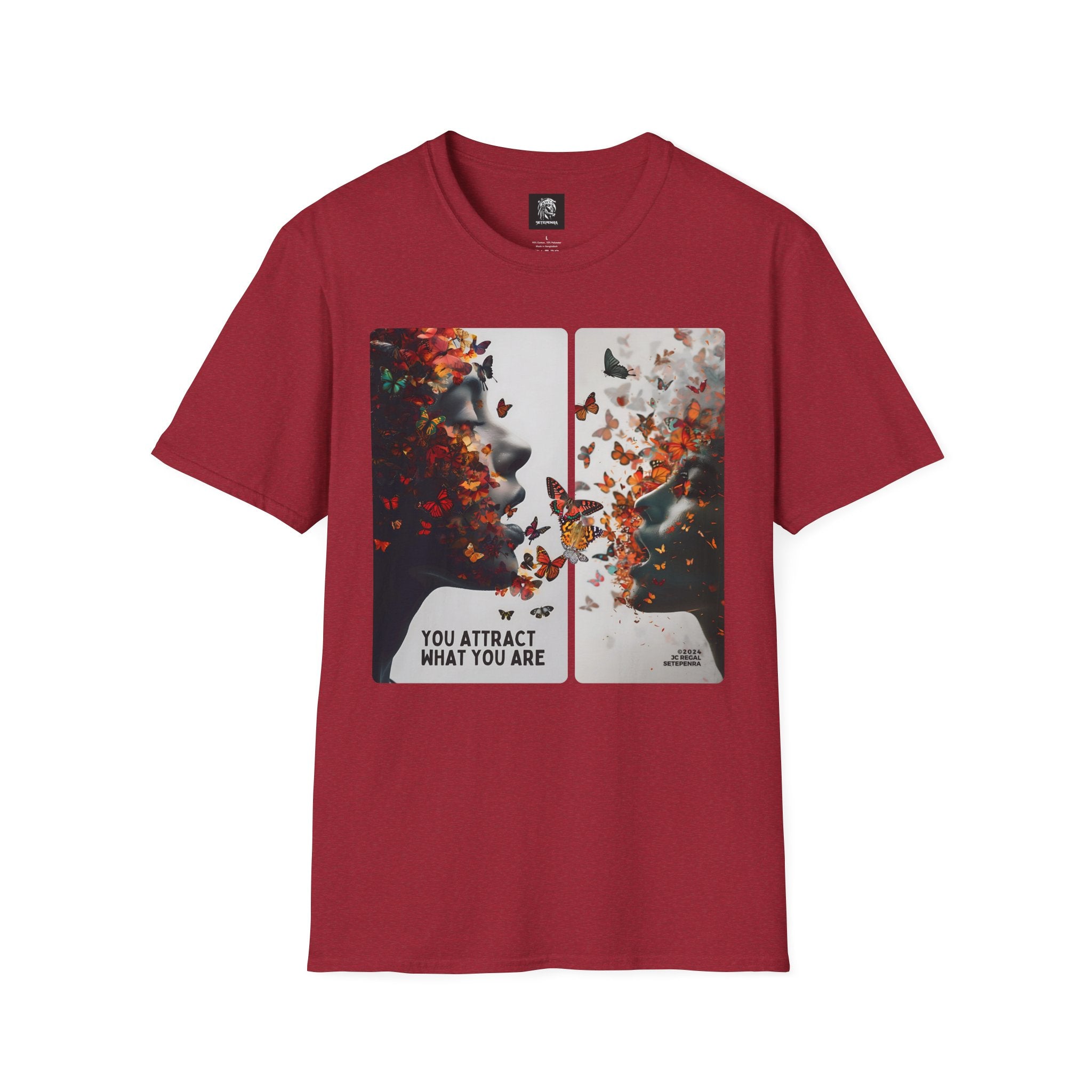 You Attract What You Are (1st Edition) Unisex Softstyle T-Shirt SETEPENRA T-Shirt.
