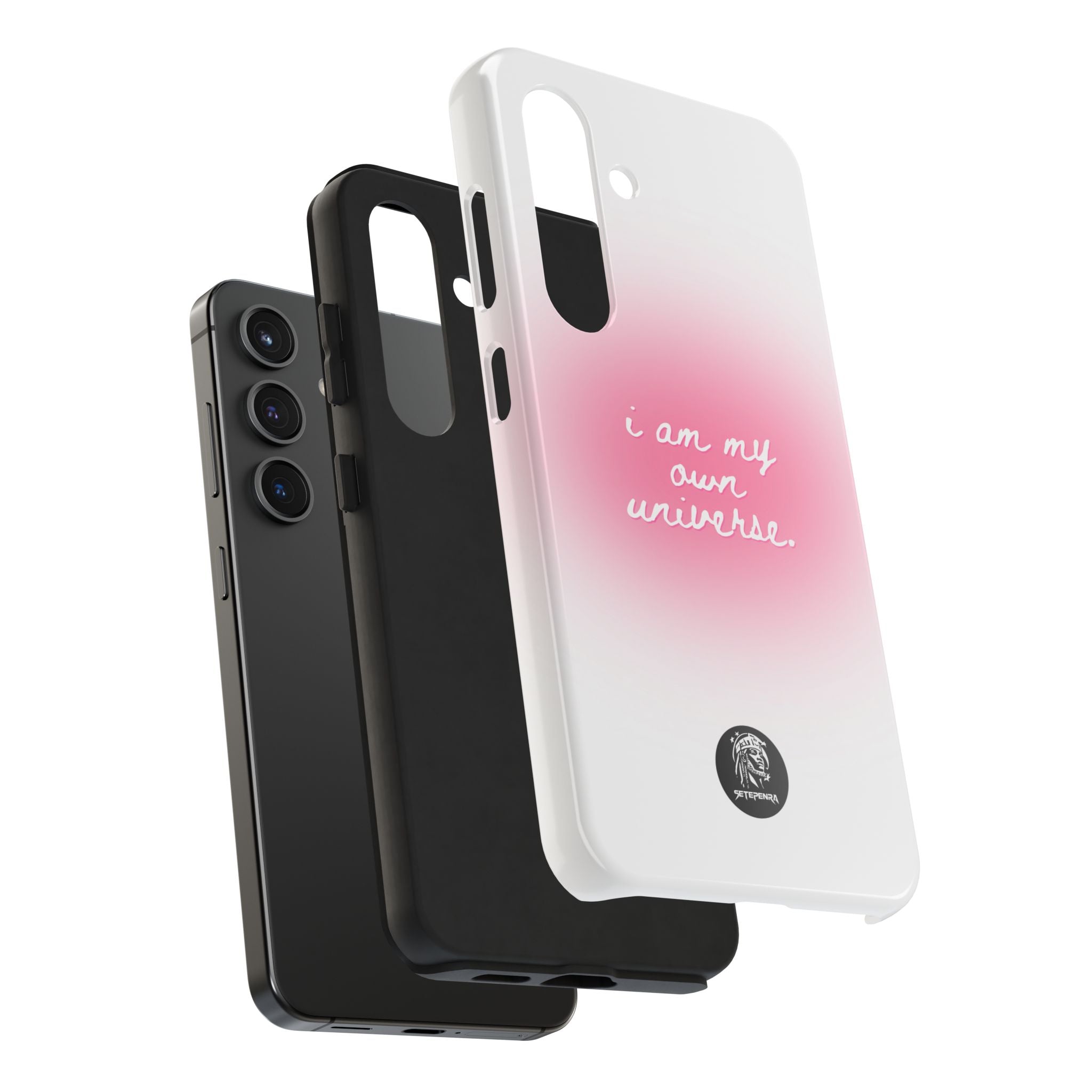 I Am My Own Universe Tough Phone Case (For iPhone, Galaxy & More) - White