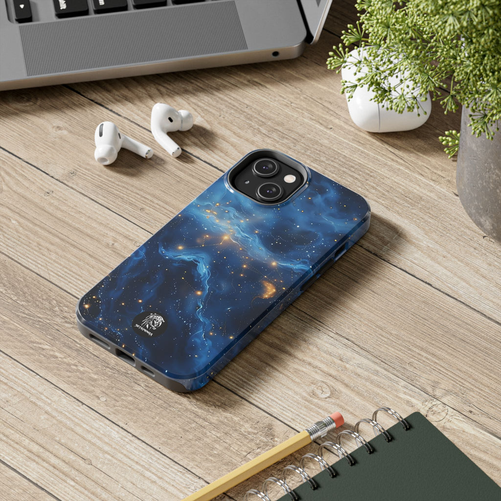Blue Cosmos Tough Phone Case (For iPhone, Galaxy & More)