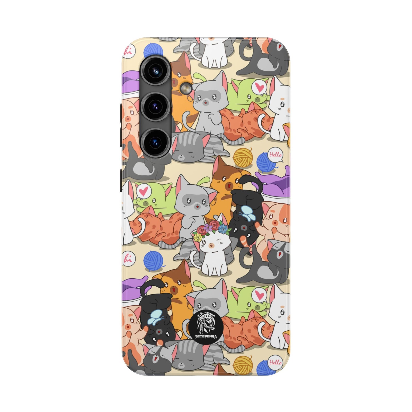 Cats A Lot Tough Phone Case (For iPhone, Galaxy & More) SETEPENRA Phone Case.