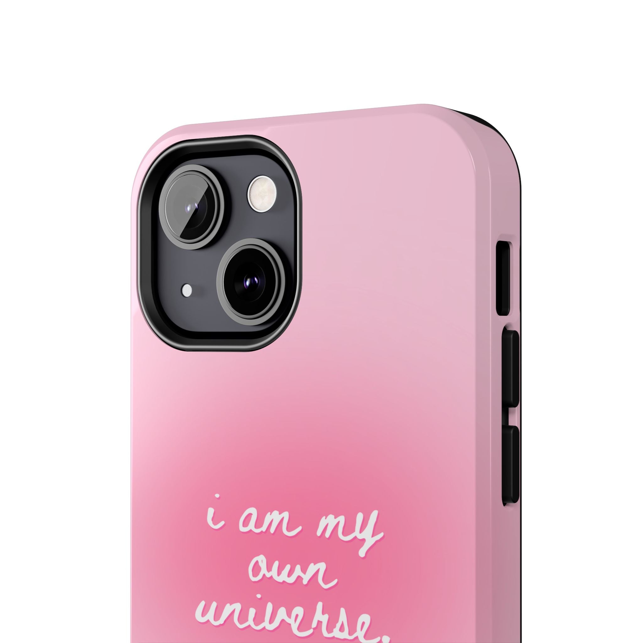 I Am My Own Universe Tough Phone Case (For iPhone, Galaxy & More) - Light Pink