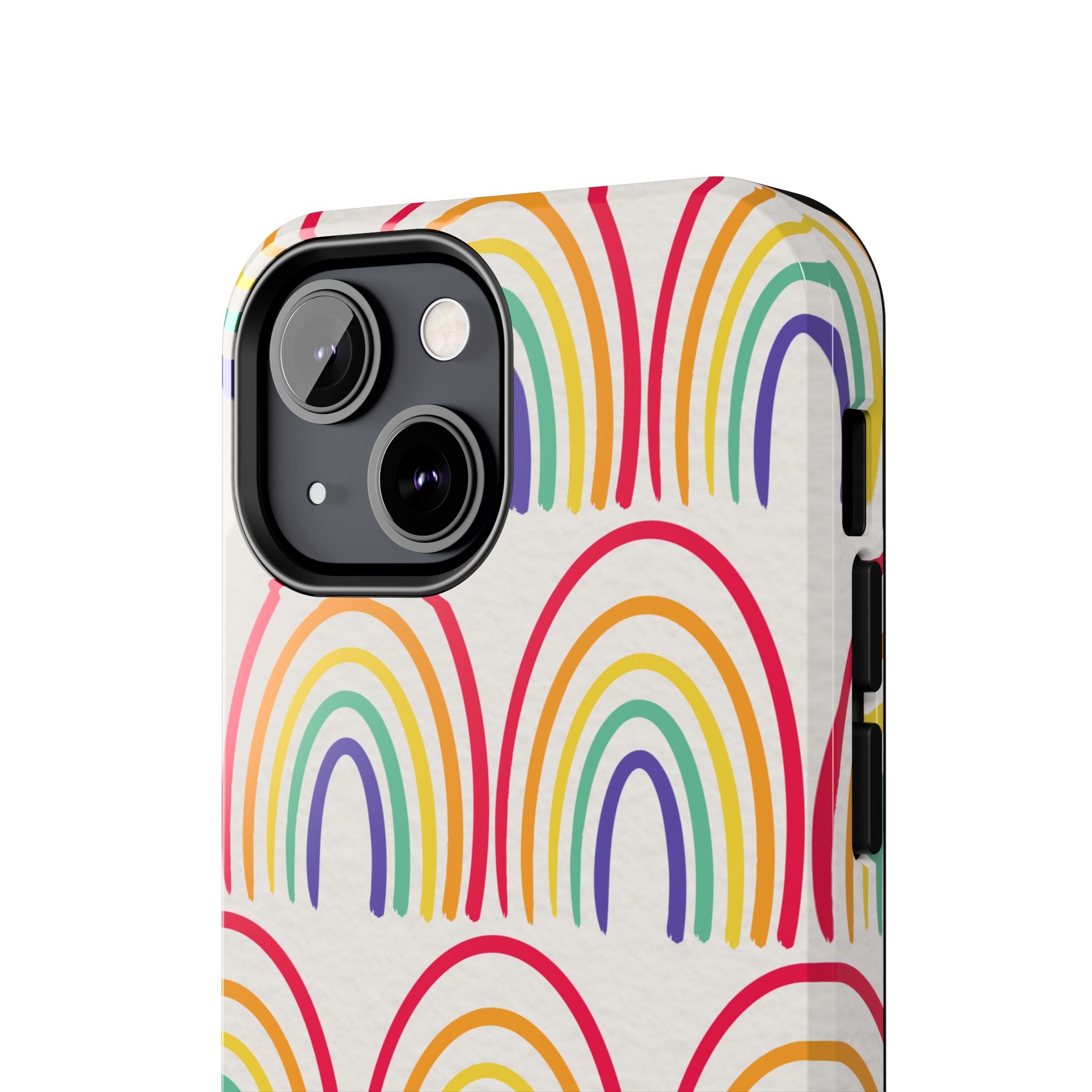 Retro Rainbow Tough Phone Case (For iPhone, Galaxy & More)