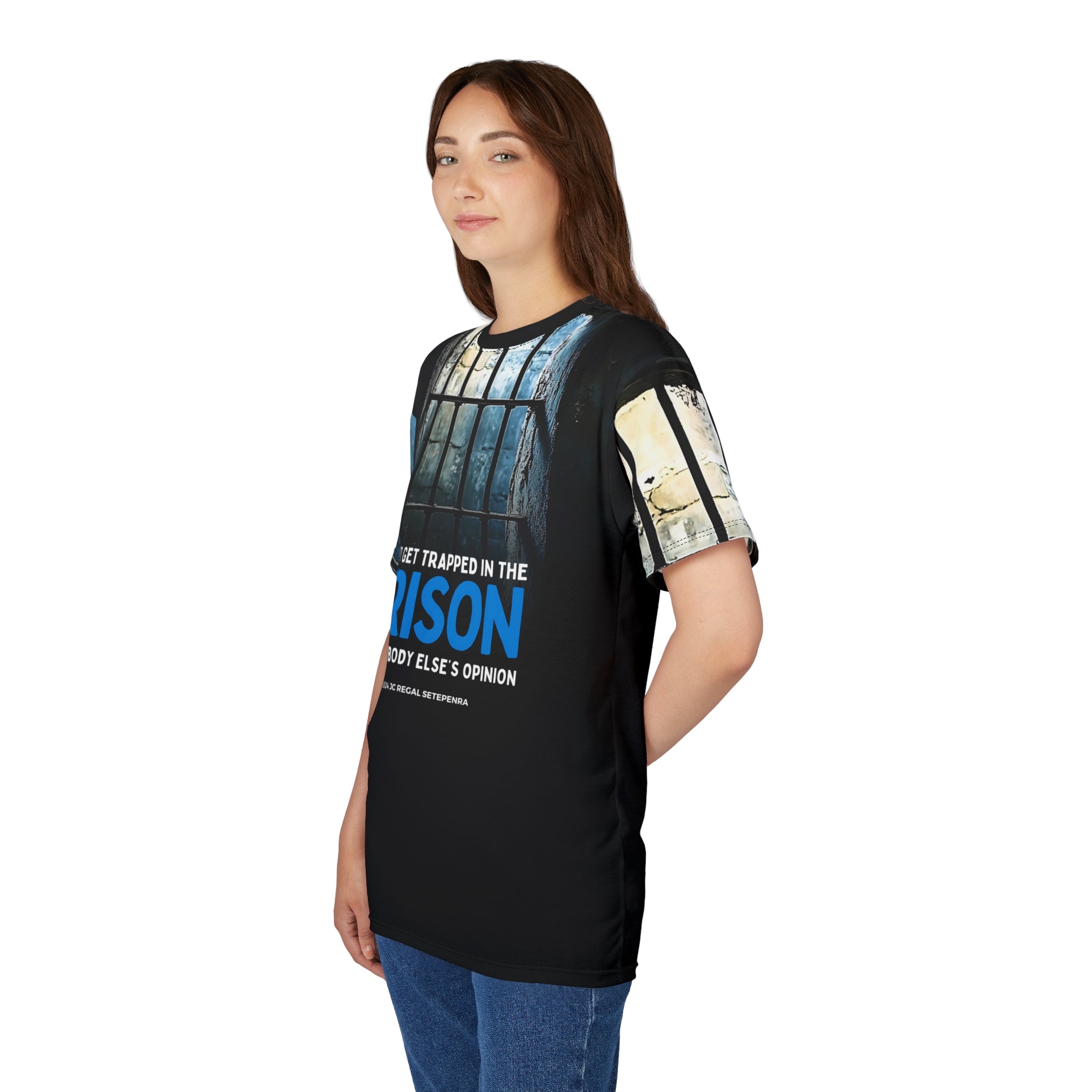 Prison Trap Unisex Cut & Sew Tee SETEPENRA All Over Prints.