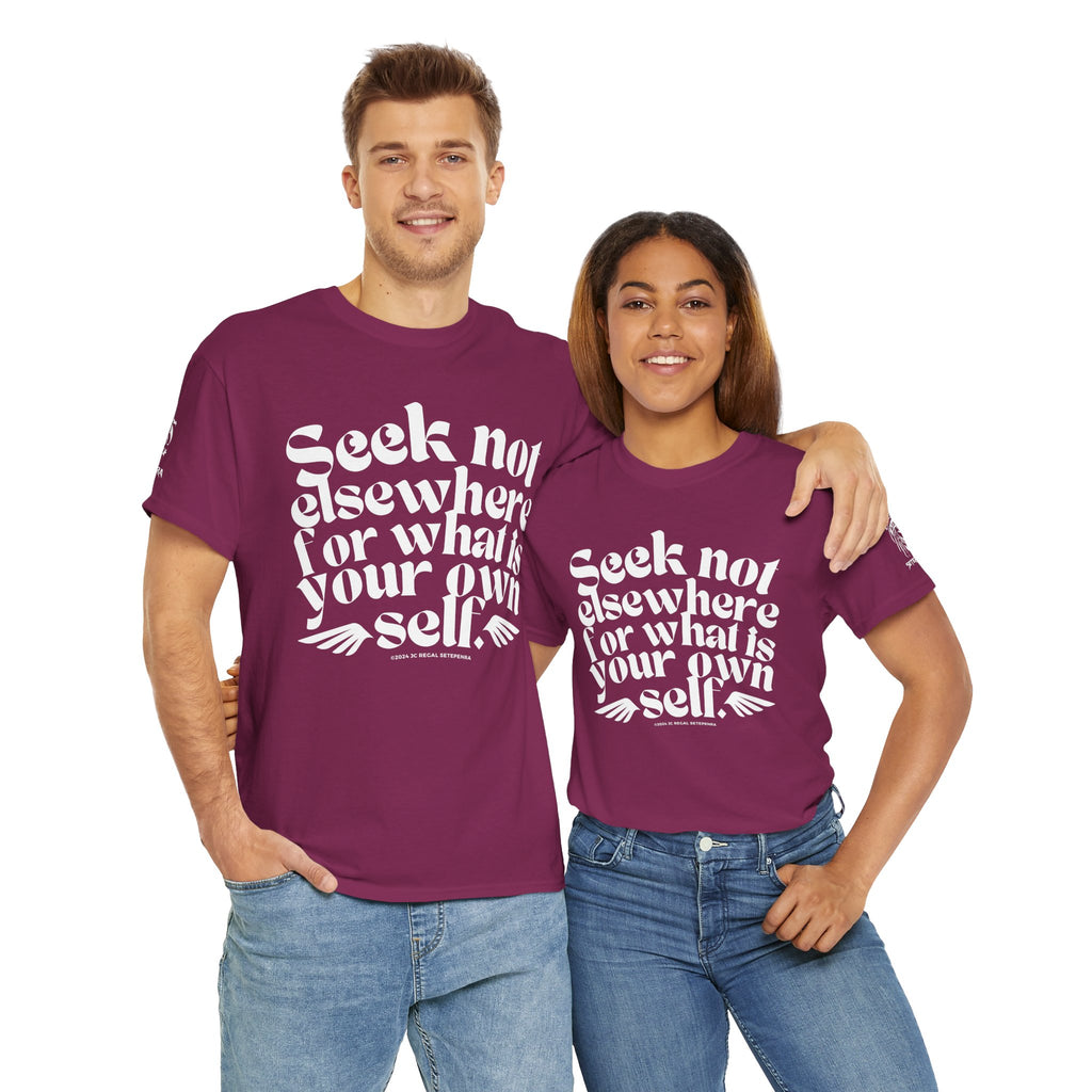 Seek Not Elsewhere Unisex Heavy Cotton Tee