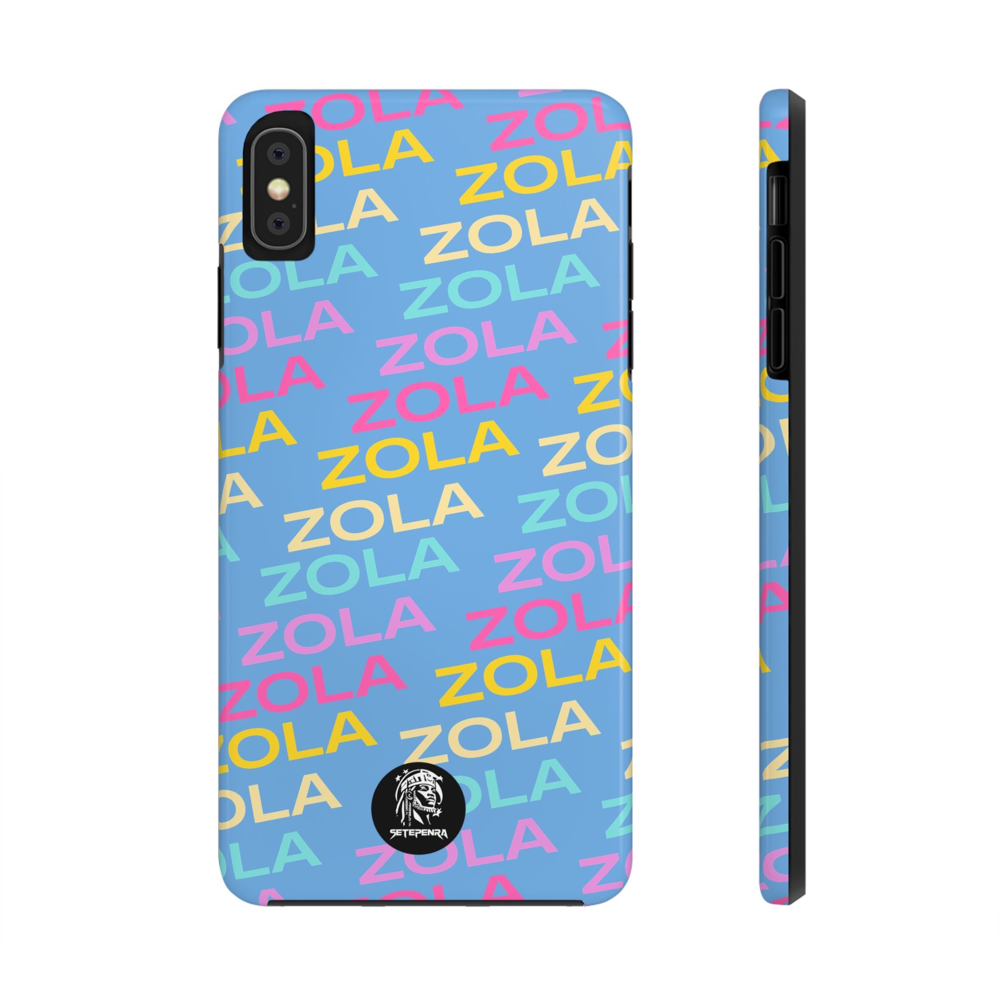 Zola Tough Phone Case (For iPhone, Galaxy & More) - Light Blue SETEPENRA Phone Case.
