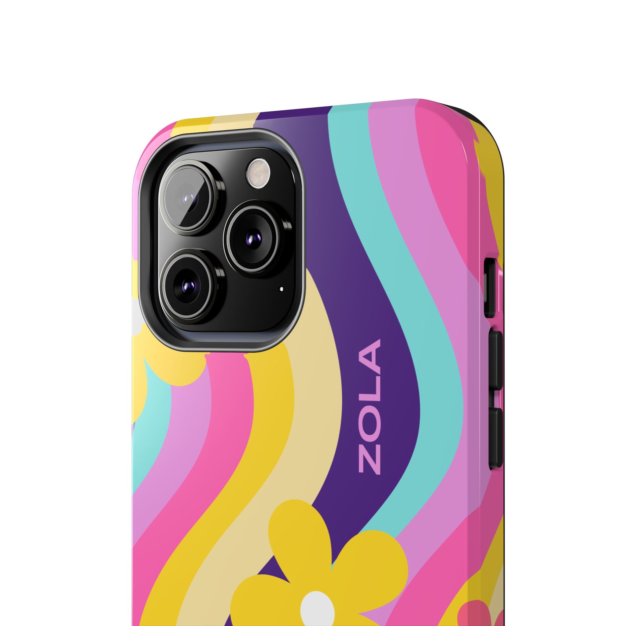 Zola Tough Phone Case (For iPhone, Galaxy & More) - Purple Wave