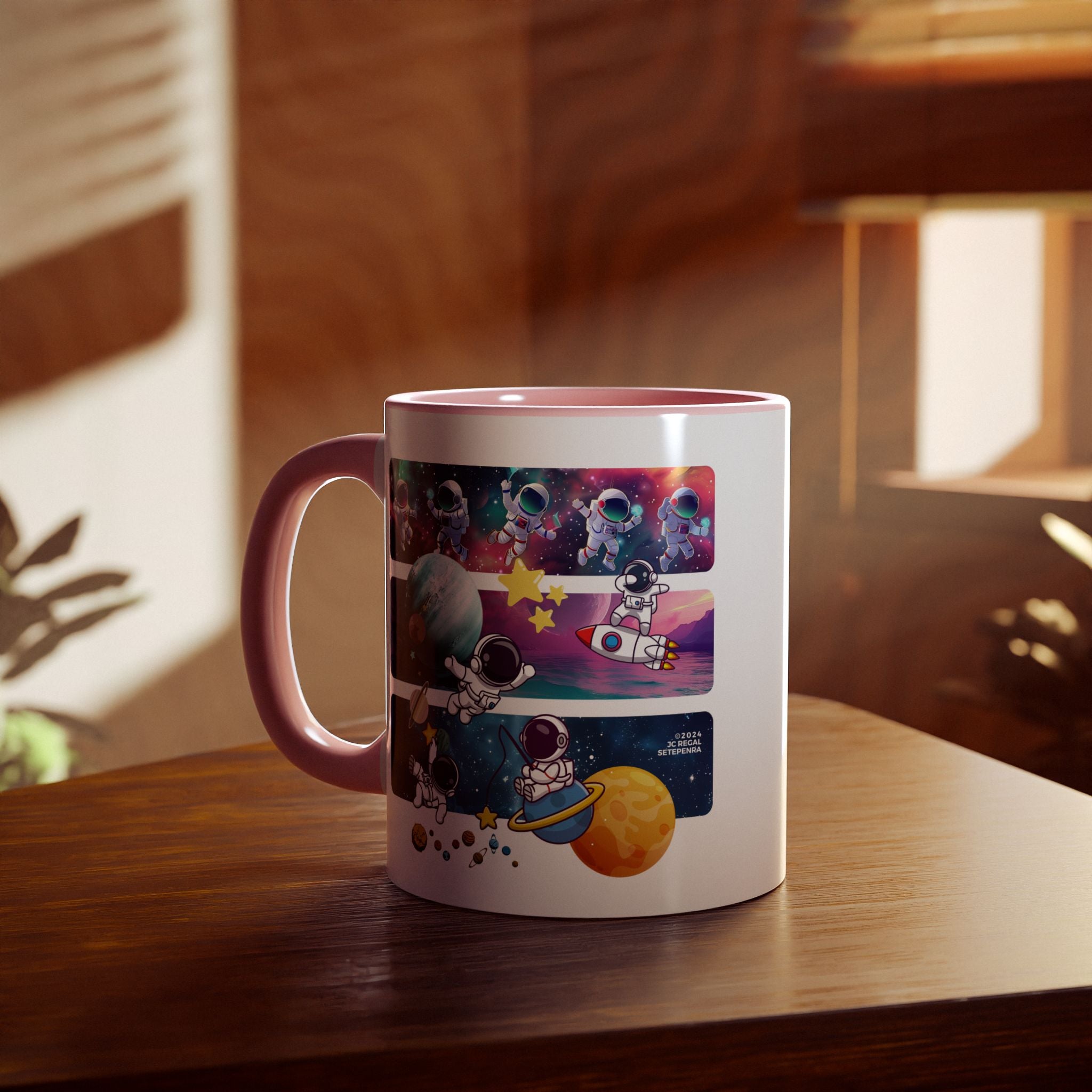 Astro Cosmo (V2.0) Accent Mug, 11oz (Various Colors)