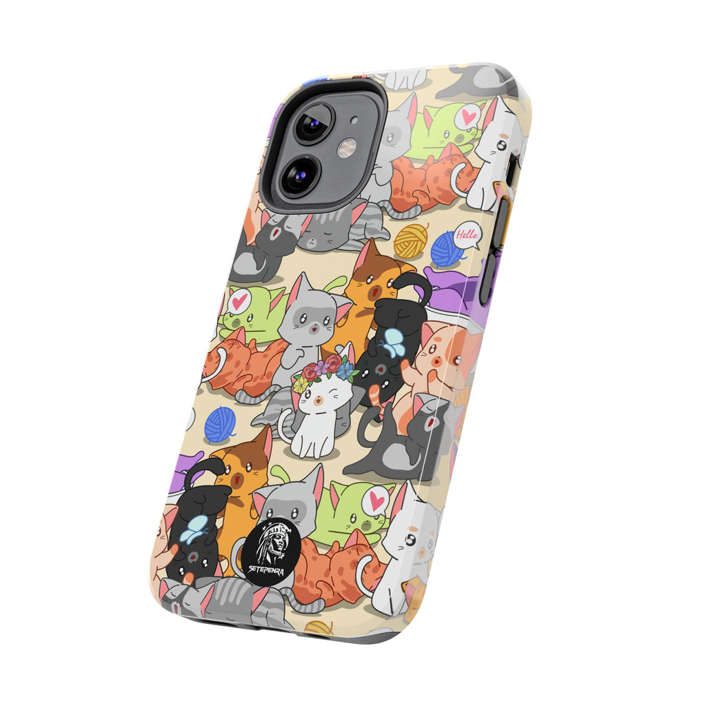 Cats A Lot Tough Phone Case (For iPhone, Galaxy & More)