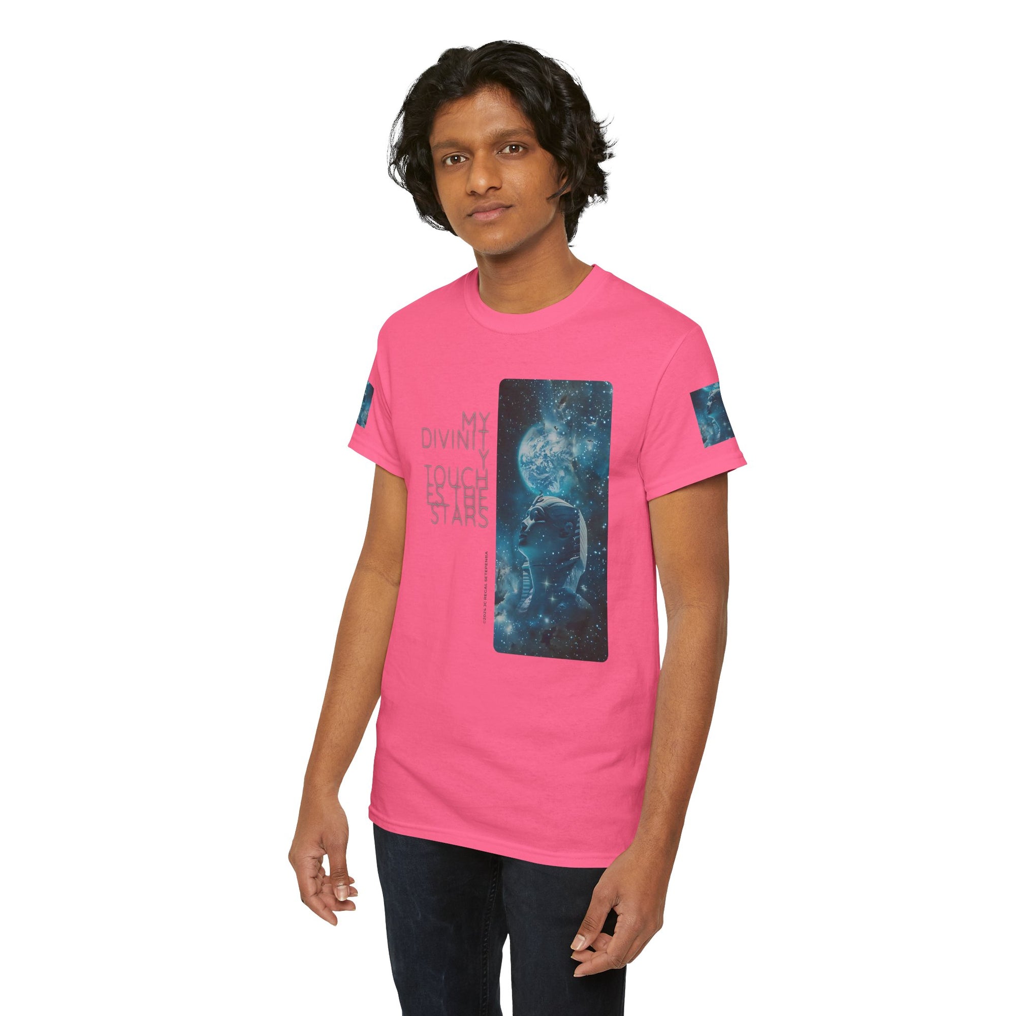 My Divinity Touches The Stars Unisex Heavy Cotton Tee