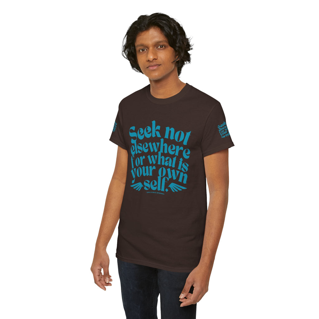 Seek Not Elsewhere (Aqua Edition) Unisex Heavy Cotton Tee
