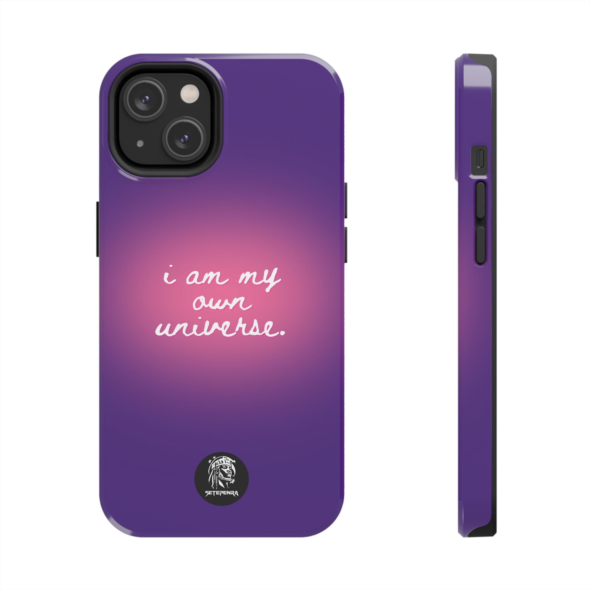 I Am My Own Universe Tough Phone Case (For iPhone, Galaxy & More) - Purple SETEPENRA Phone Case.