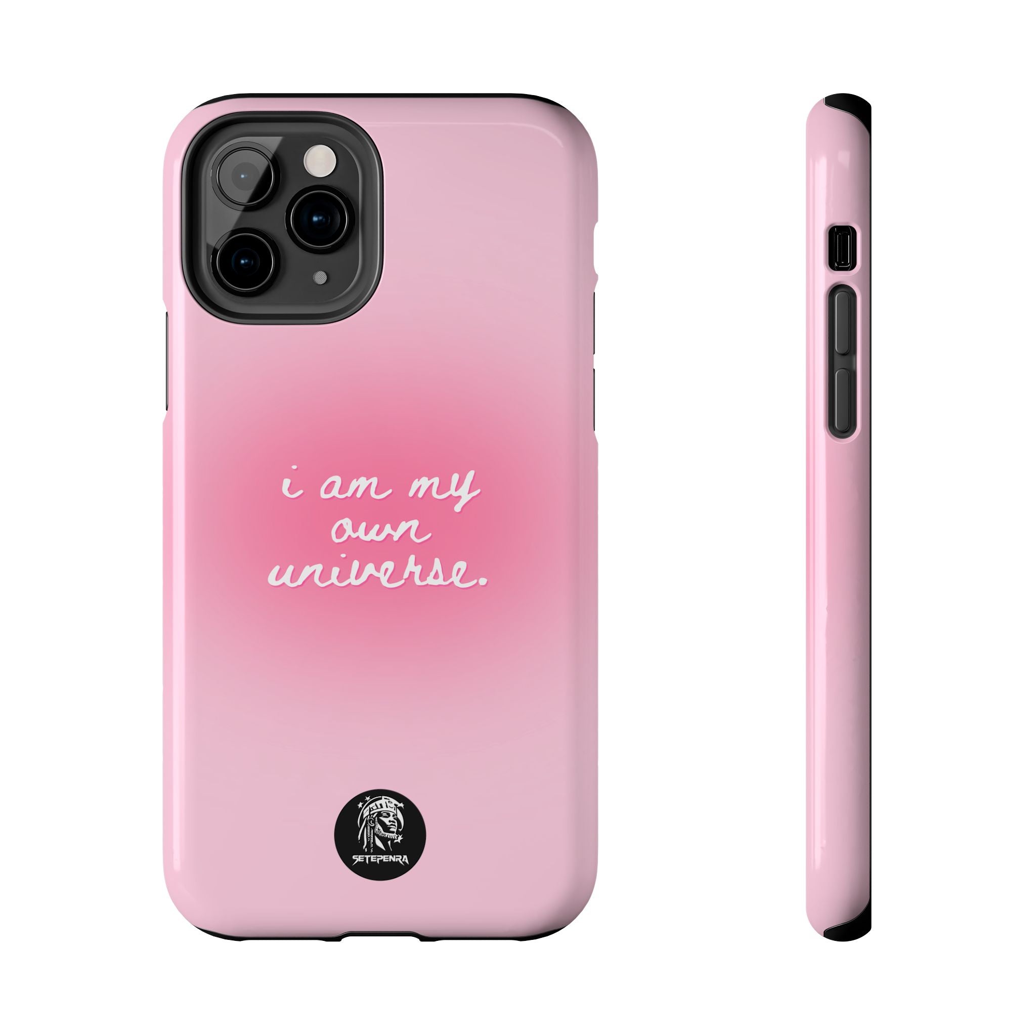 I Am My Own Universe Tough Phone Case (For iPhone, Galaxy & More) - Light Pink SETEPENRA Phone Case.